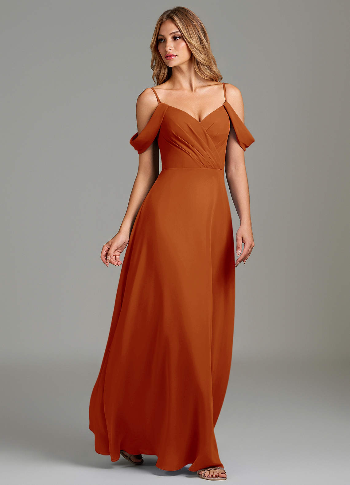 azazie paprika bridesmaid dress Azazie Julianne