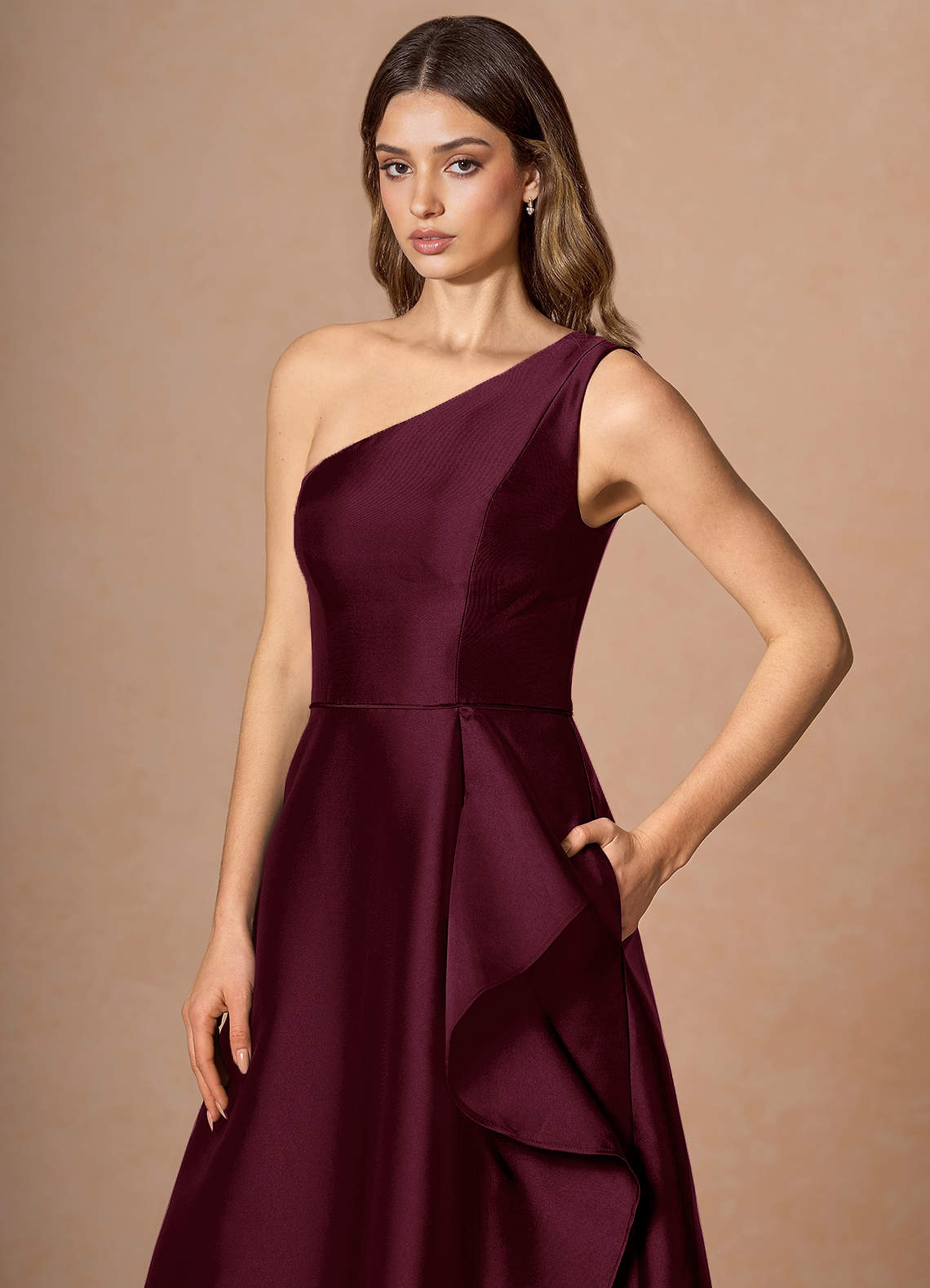 Adrianna Wine Maxi Dress image4