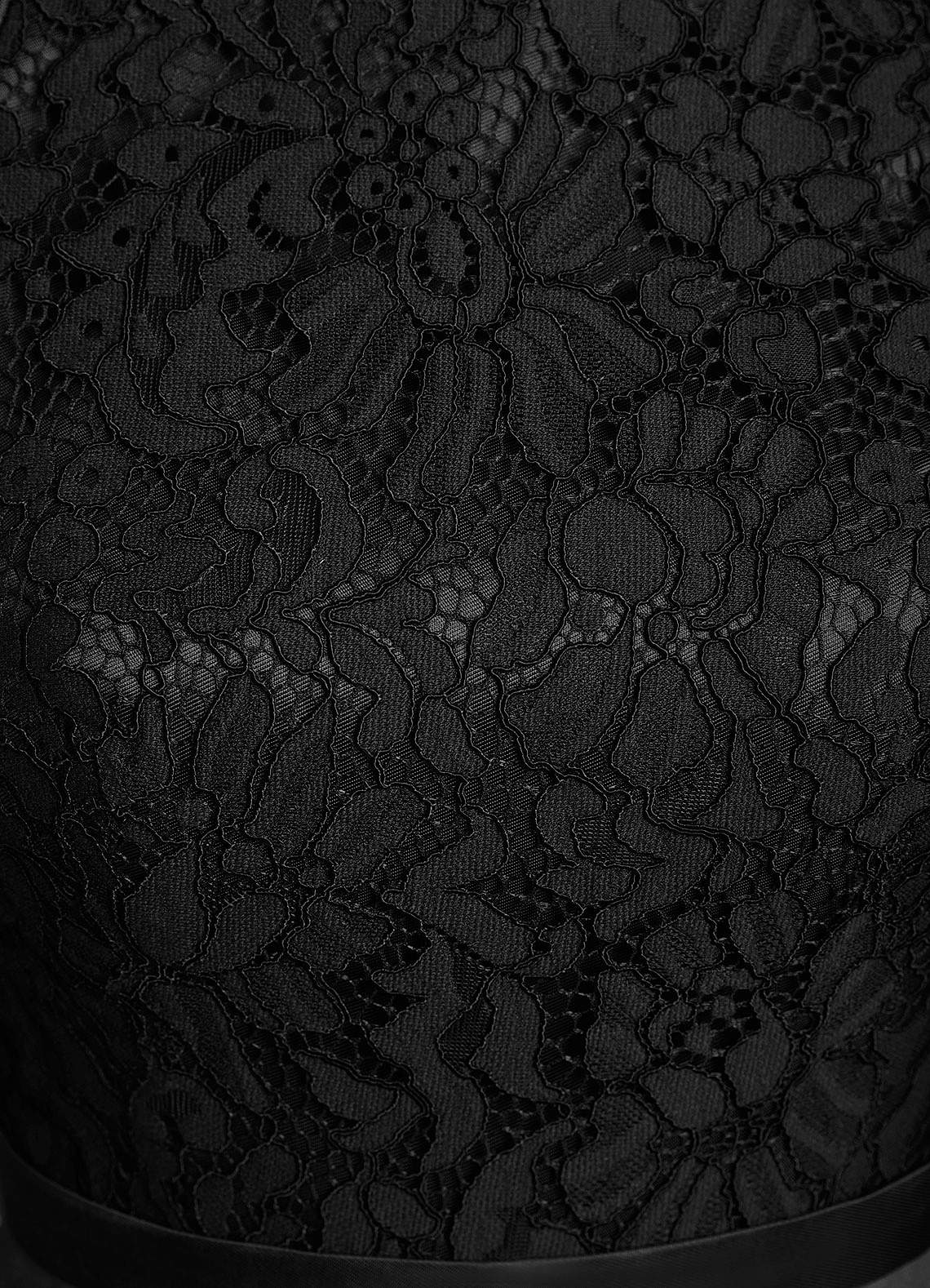 Azazie Albany Abiti per la Madre della Sposa Abito A-Line in Pizzo Plissettato Nero image6