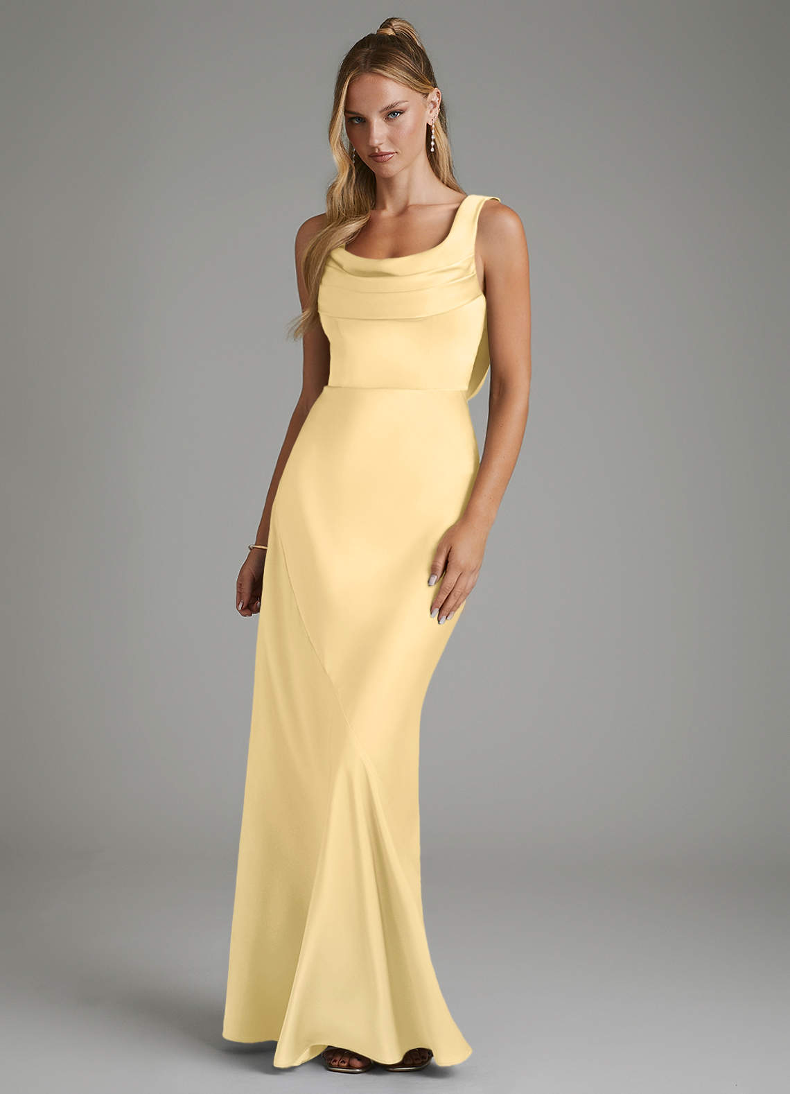 Azazie Elena Butter Stretch Satin Bridesmaid Dresses