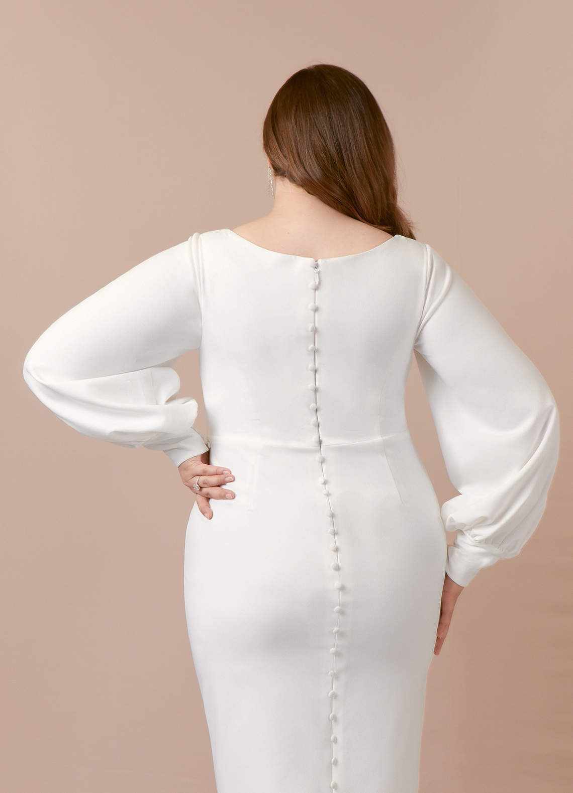 Plus size hot sale white sheath dress