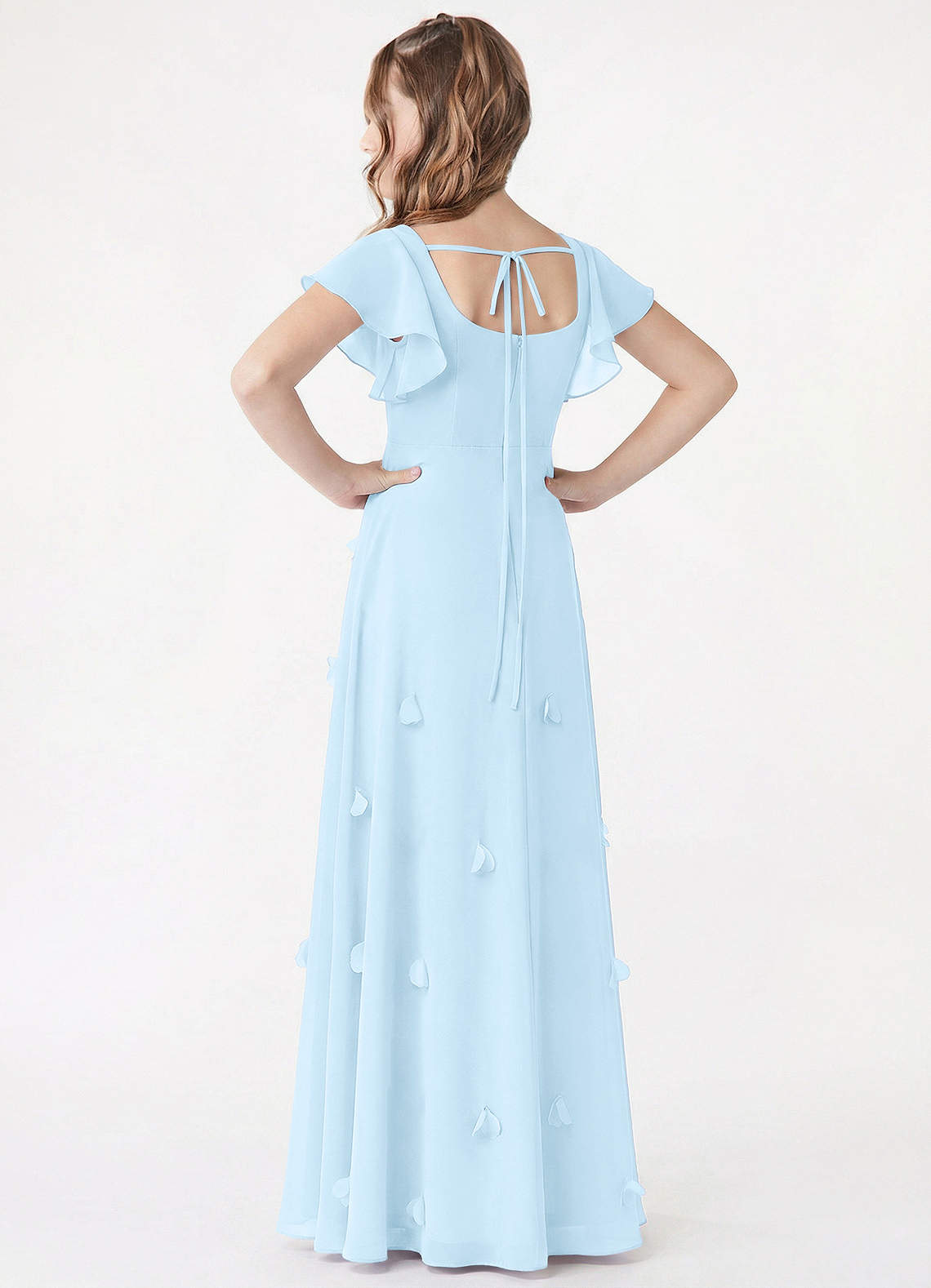 front Azazie Selene Junior Formal Dress