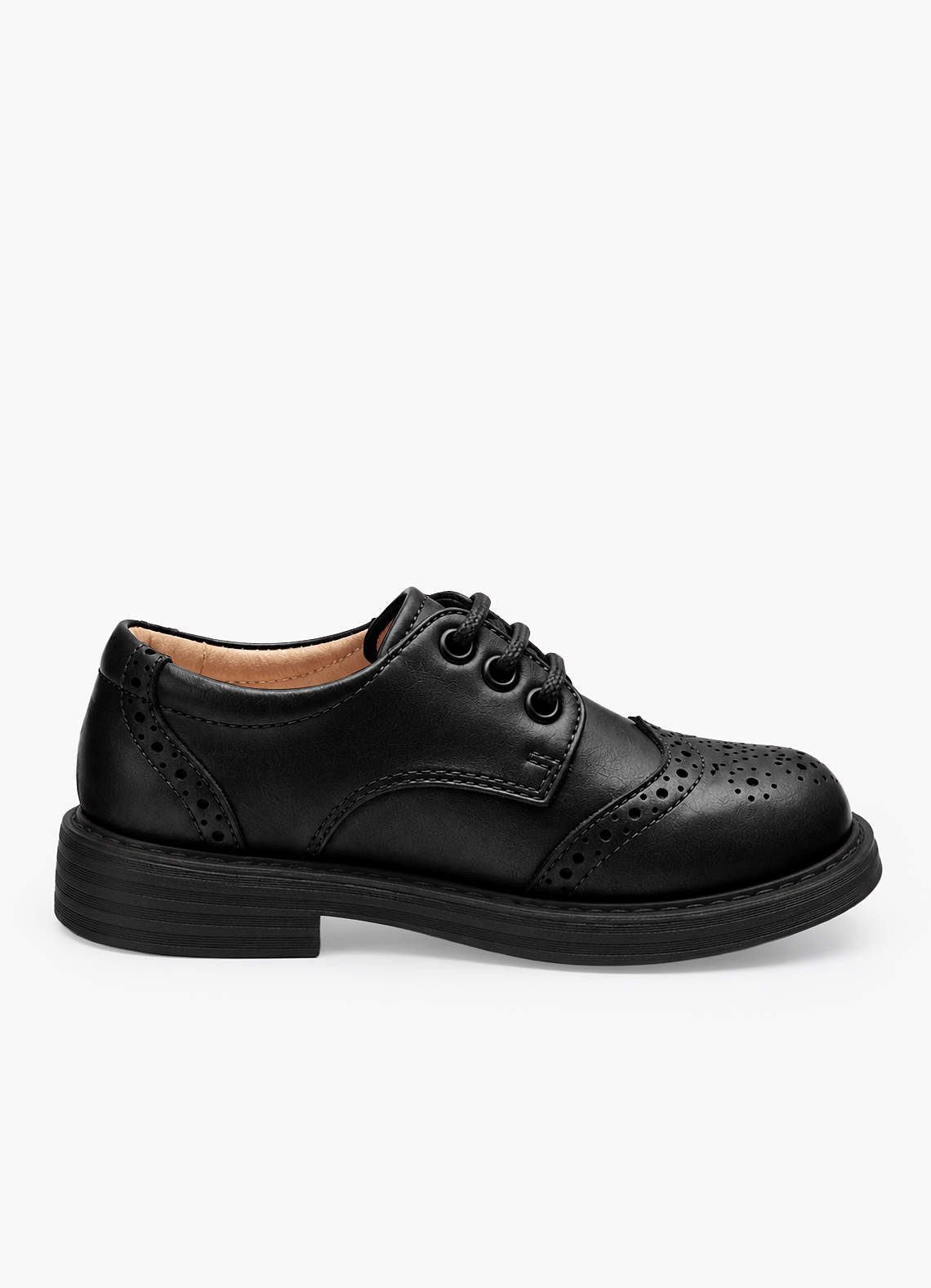 front Boys' Leather Brogue Dress Shoes