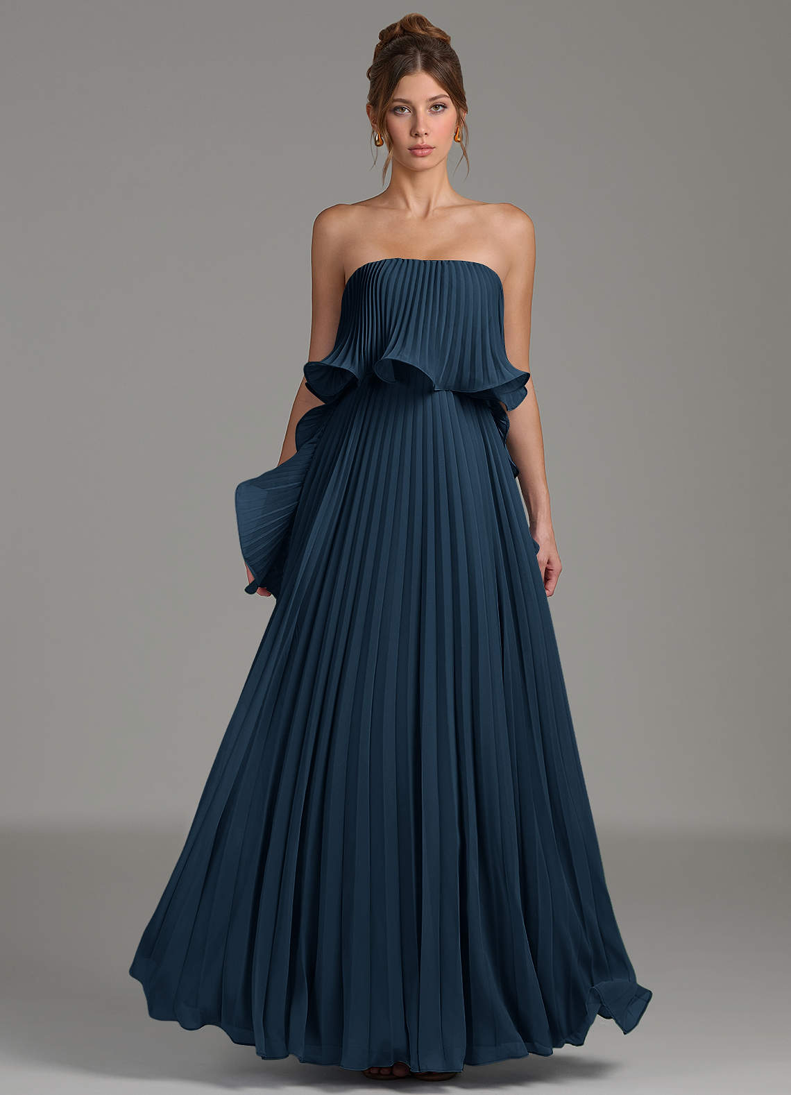 alexia junior bridesmaid dresses Azazie A-Line Strapless Floor-Length Chiffon Style_MIDI
