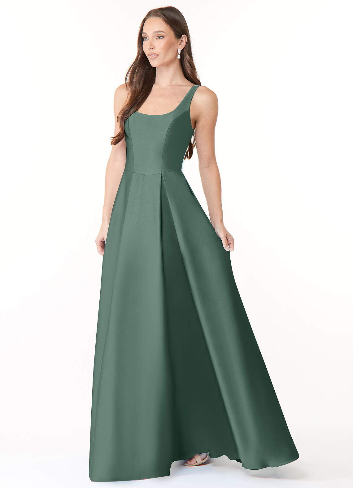 eucalyptus bridesmaid dress