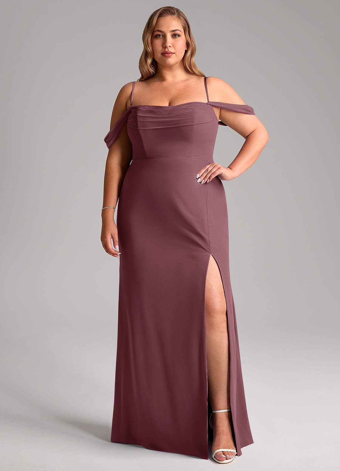 sangria colored bridesmaid dresses Kanali K Size 14 1801 Cranberry Bridesmaid Dress