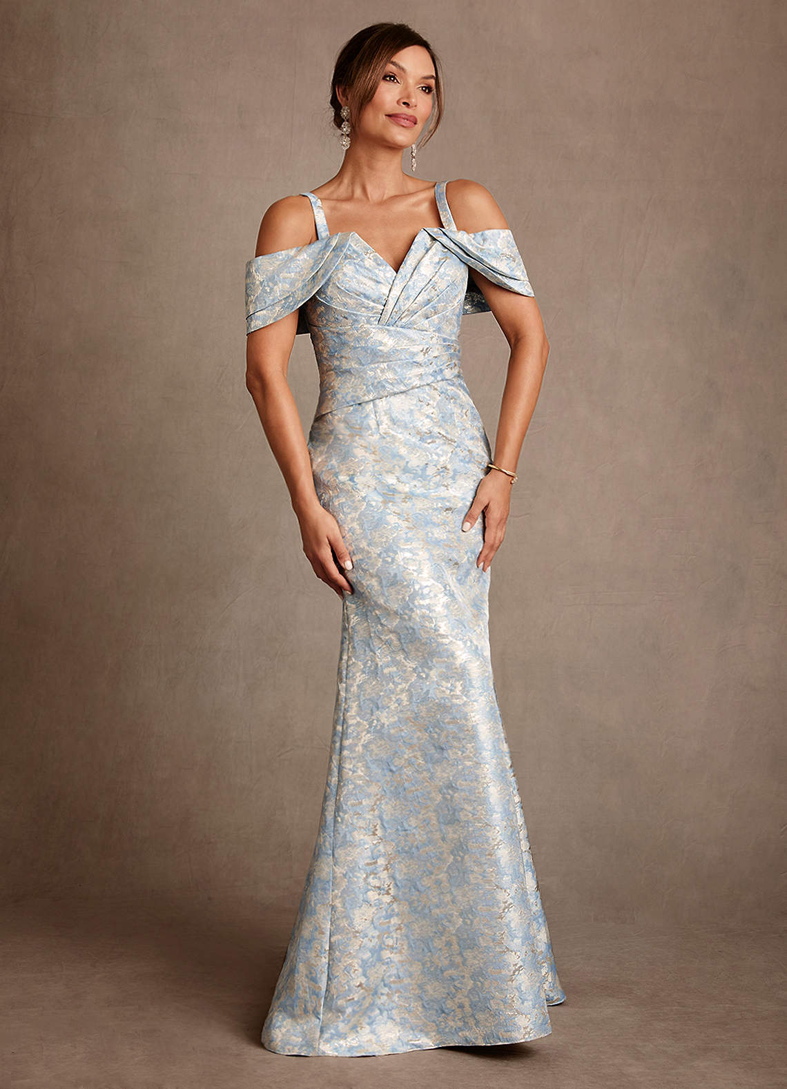 formal dresses bakersfield Primavera 4534 Beaded Sequin Prom Dress Corset Formal Gown 8 / Black Gold main image 0