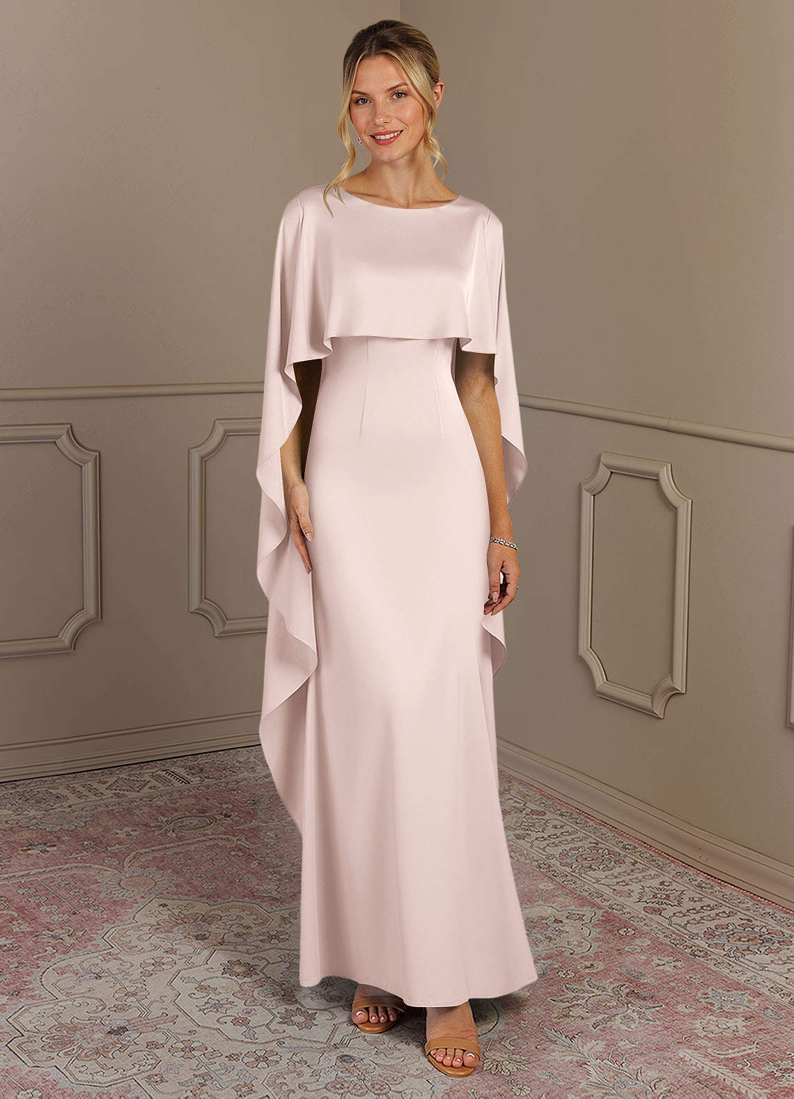 blush lace mother of the bride dress Pink Mother of the Bride Dresses