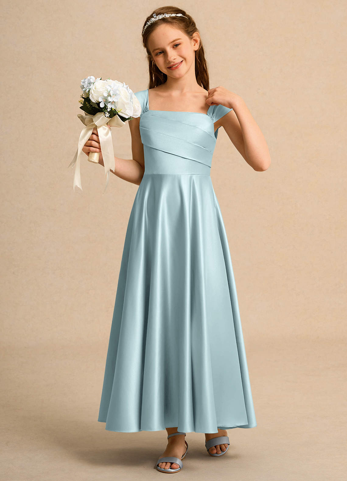 bridesmaid dress bundle Black Sexy Chic Silky Mismatched Soft Satin Mermaid Long Bridesmaid Dresses  Online main image 1