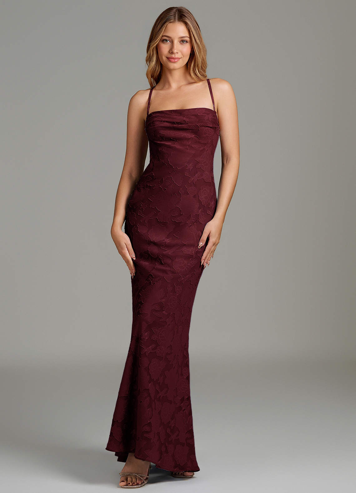 marsala bridesmaid dresses long Marsala Maxi Infinity Dress