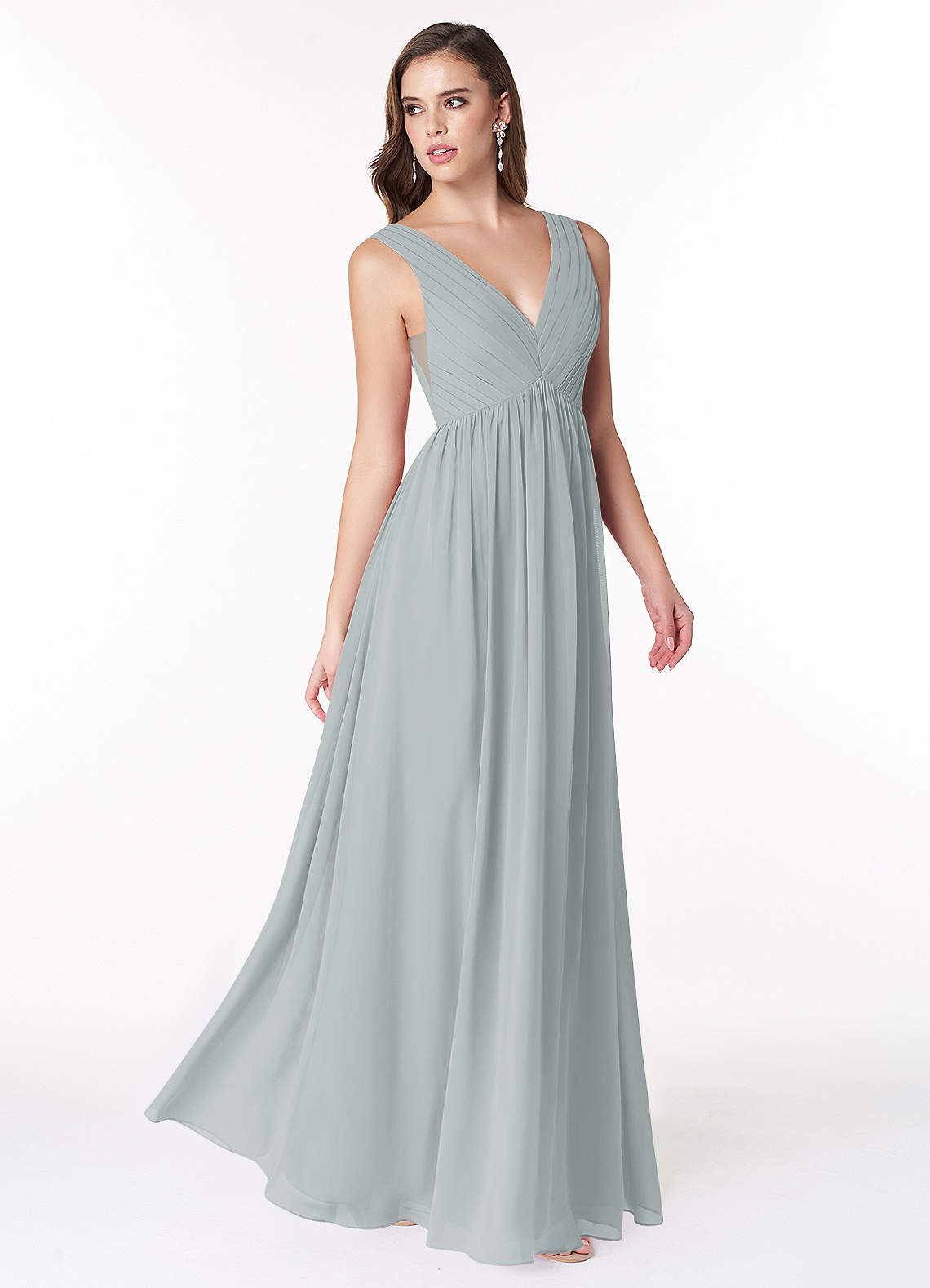 Dolphin Grey Azazie Ranvie Bridesmaid Dresses | Azazie