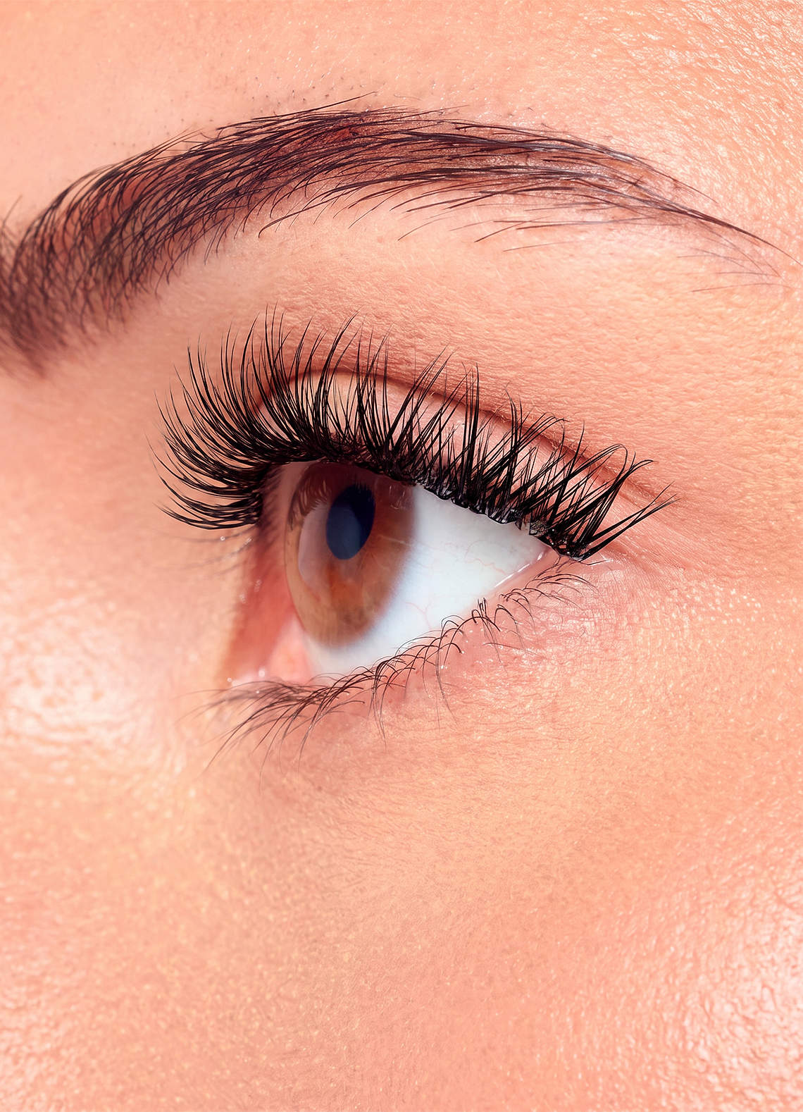 front Self-Adhesive Natural Cluster Lashes