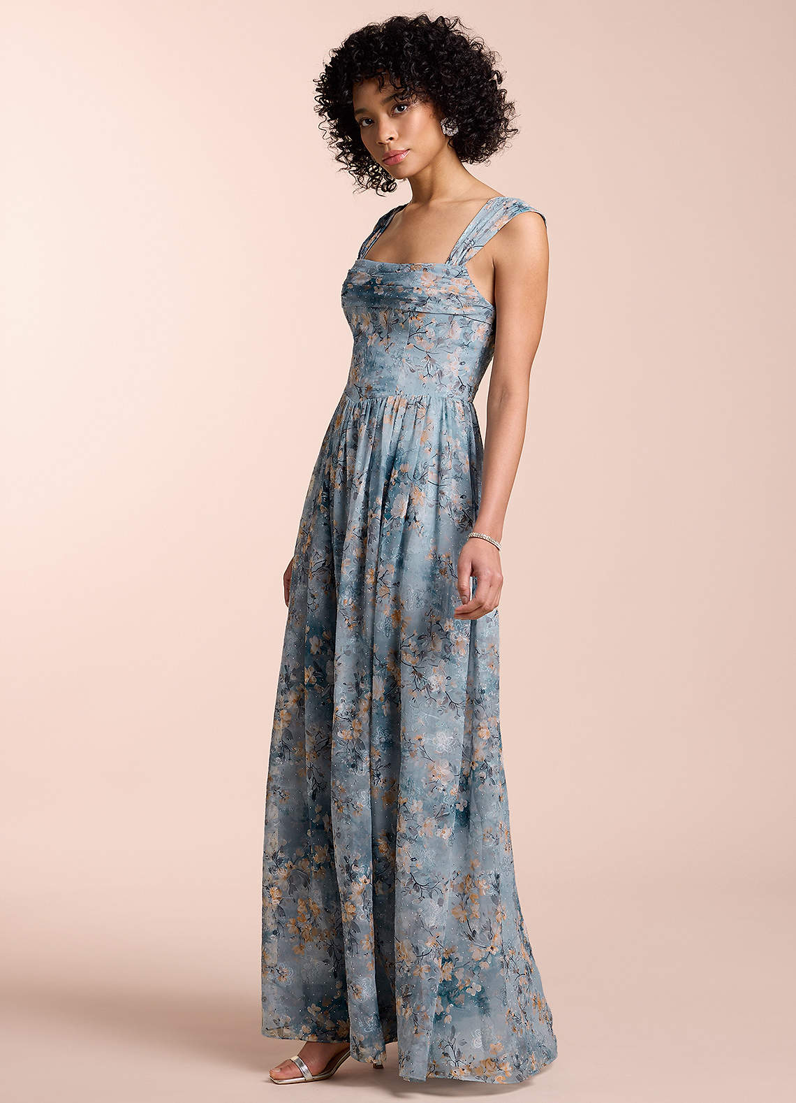 Aleah Powder Blue Maxi mekko image3