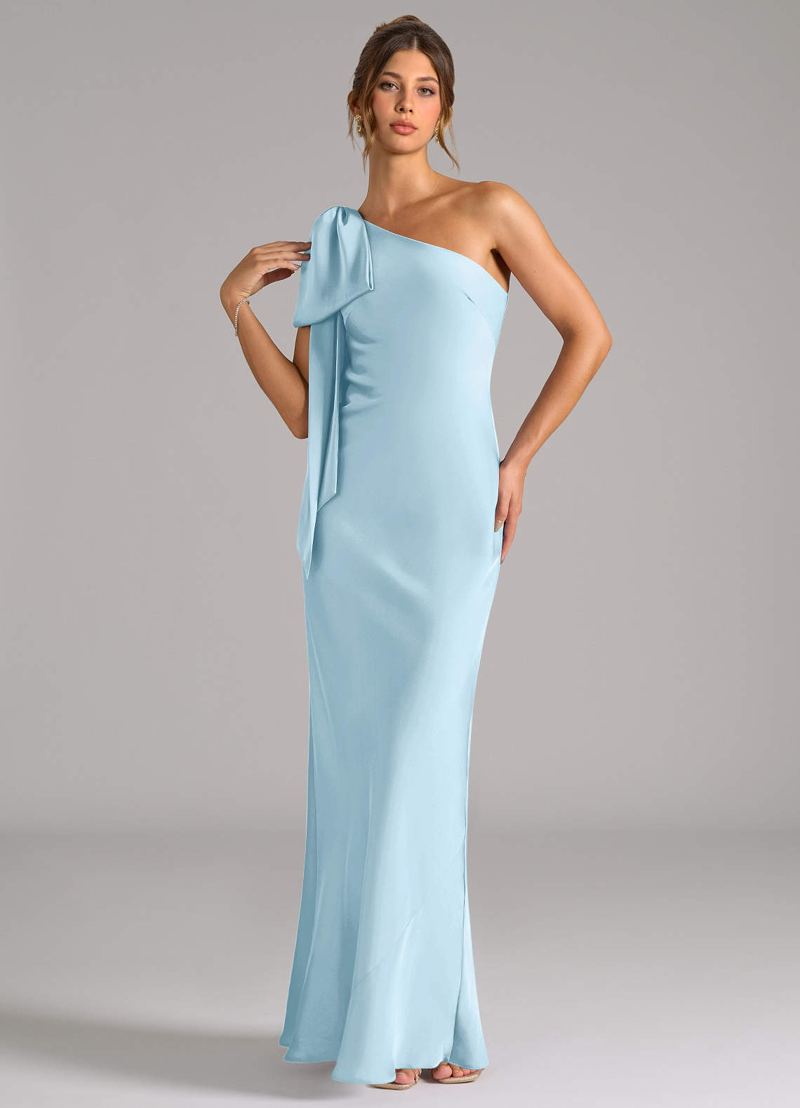 marseille blue bridesmaid dresses Simple Mermaid Spaghetti Straps Blue Long Bridesmaid Dresses Pic Color / US6