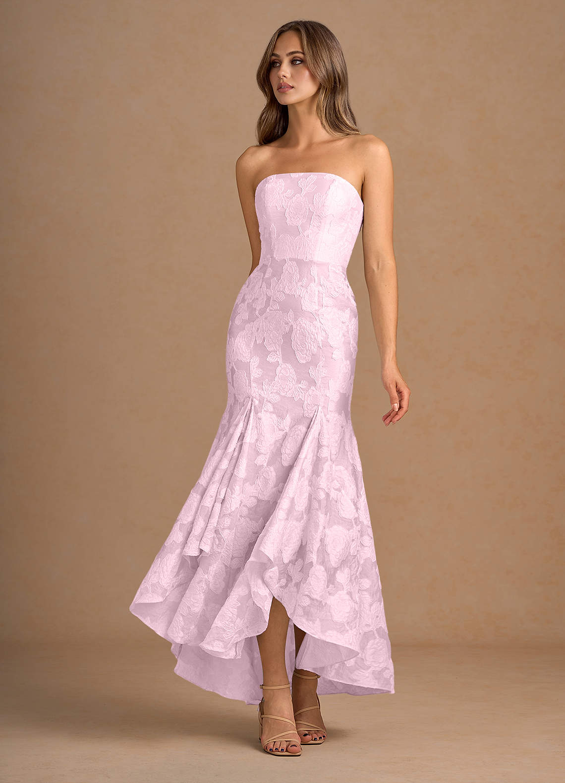lace navy blue dress with sleeves Endless Rose main image 1