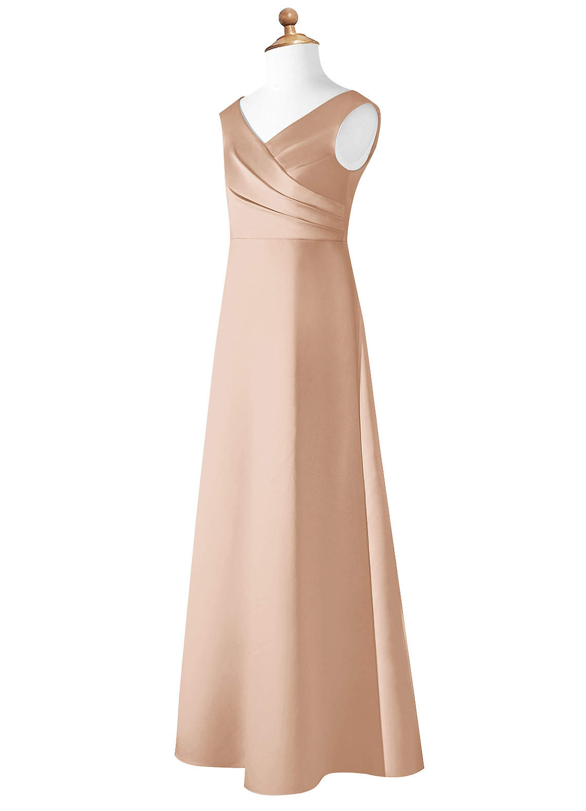 Matte Gold Bridesmaid Dress