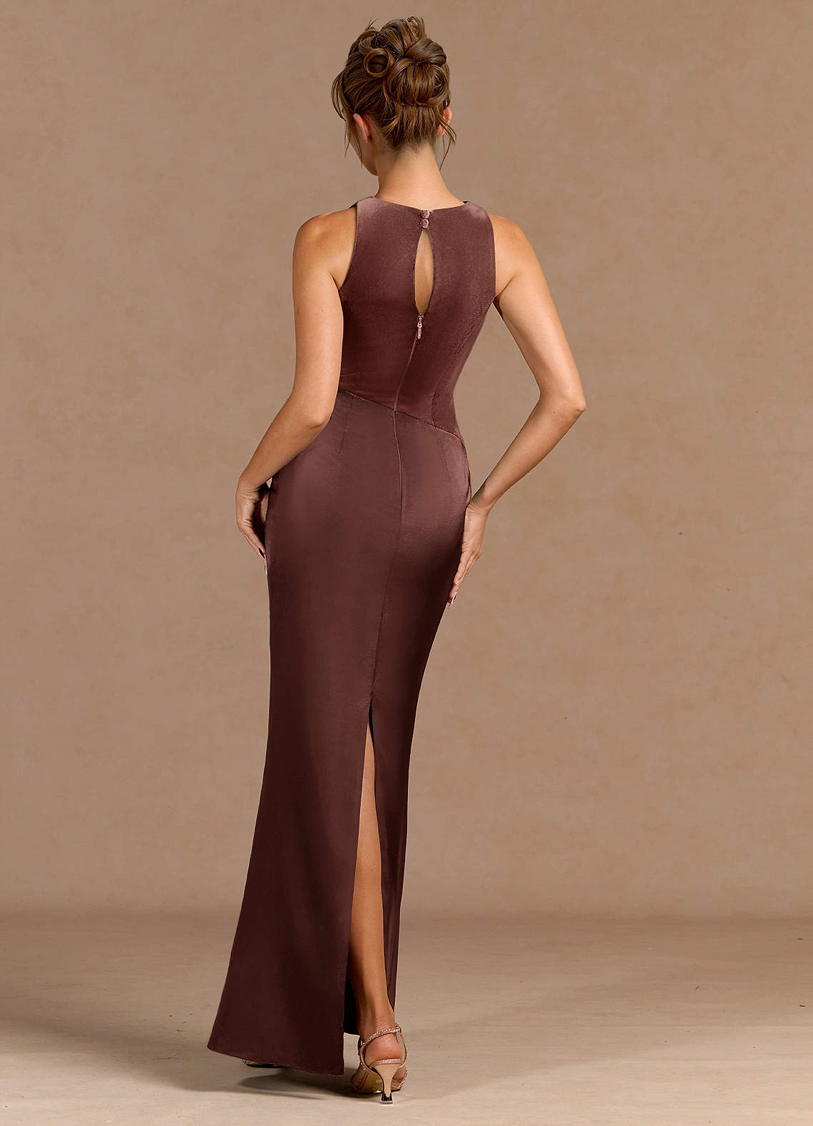 coco formal dresses Coco Purple Strapless Maxi Dress - US 14 main image 0