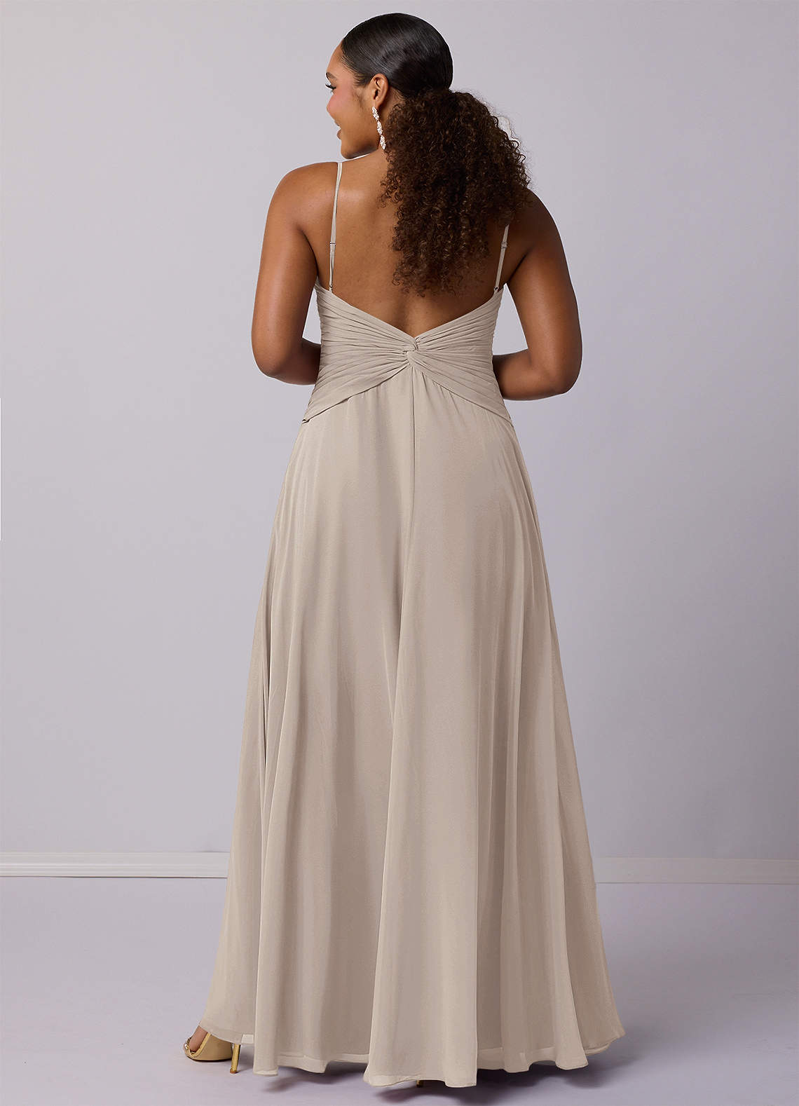 Barbie ♥ Azazie Bridesmaid Dresses Frost A-Line Chiffon Dress image8