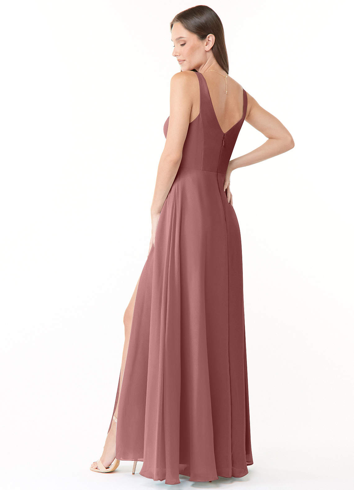 Azazie Kianna Desert Rose Bridesmaid Dresses Azazie