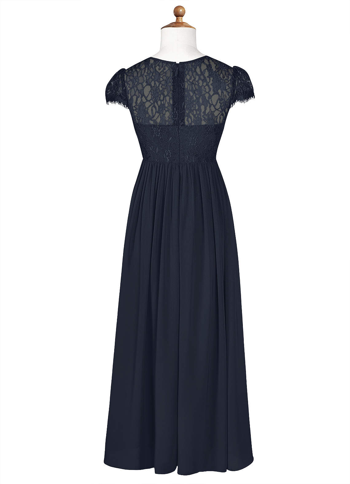 long elegant black lace dress SHEARL main image 0