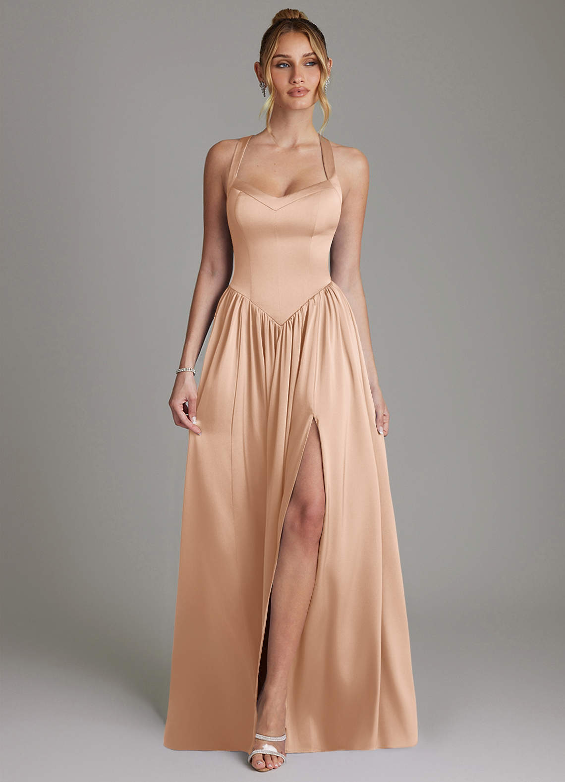high waisted bridesmaid dresses Azazie Francis