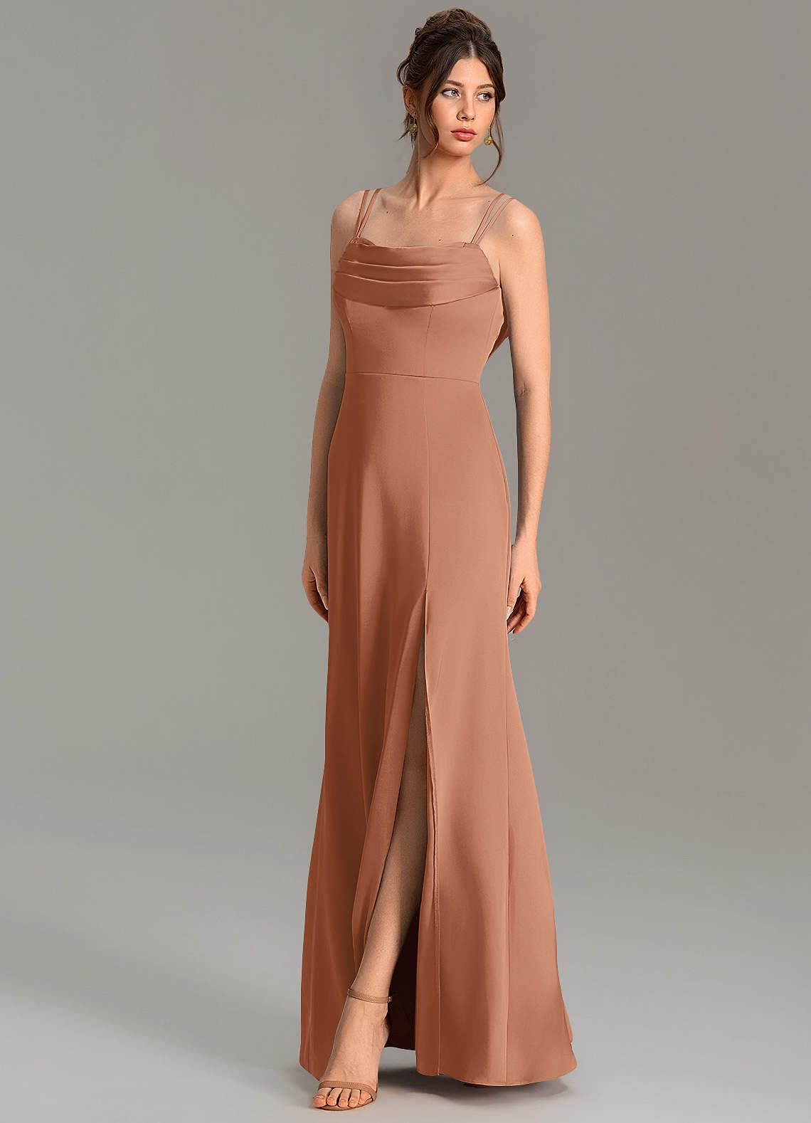 Azazie Mermaid Sweetheart Floor-Length Stretch Satin Bridesmaid Dresses