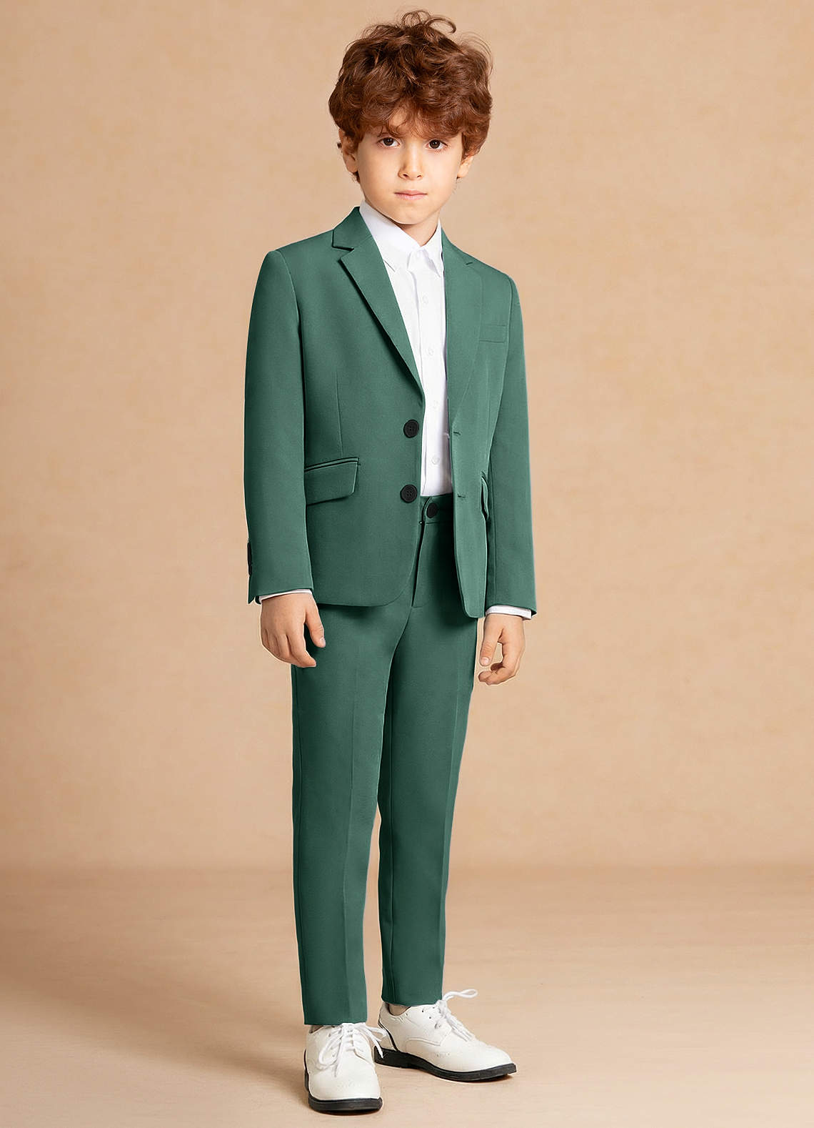 front Finn Eucalipto Traje de 2 piezas para niño