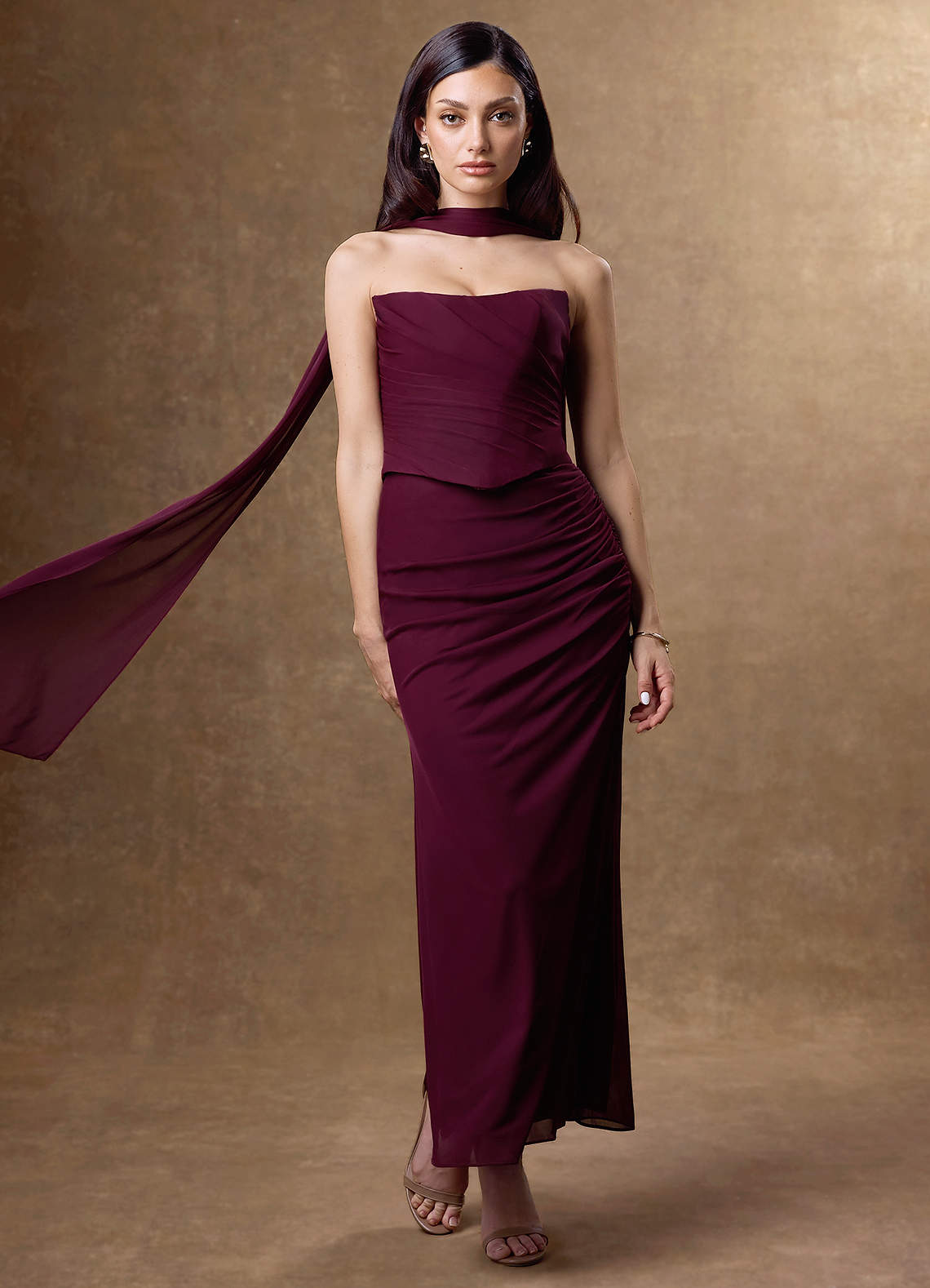 Vestido Vino Largo Kelly image1