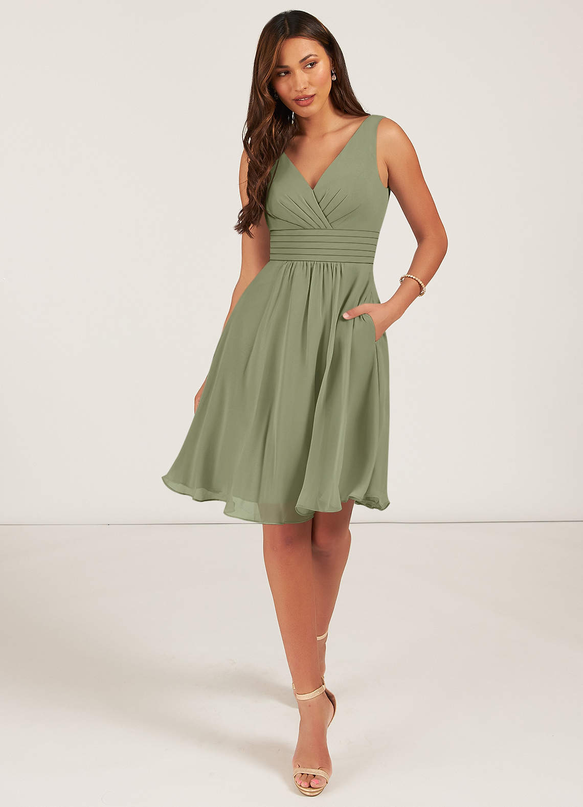 Bridesmaid Dresses Pistachio