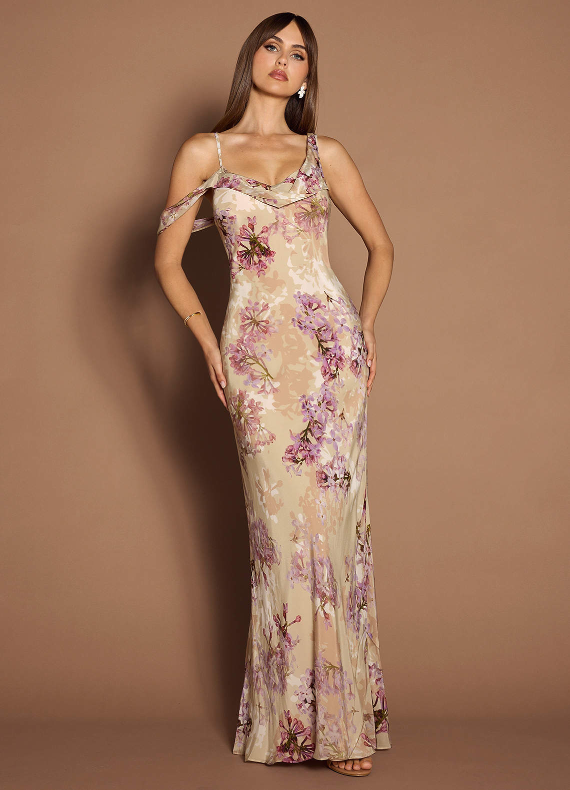 Robe Longue Blush Vanille Norie Azazie