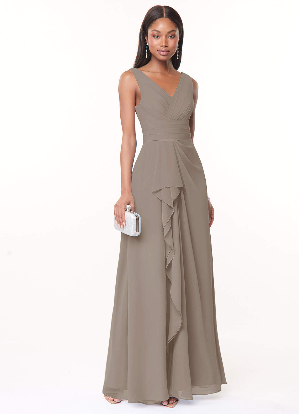 Bridesmaid Dress Vestidos De Dama De Honor Color Gris Colores