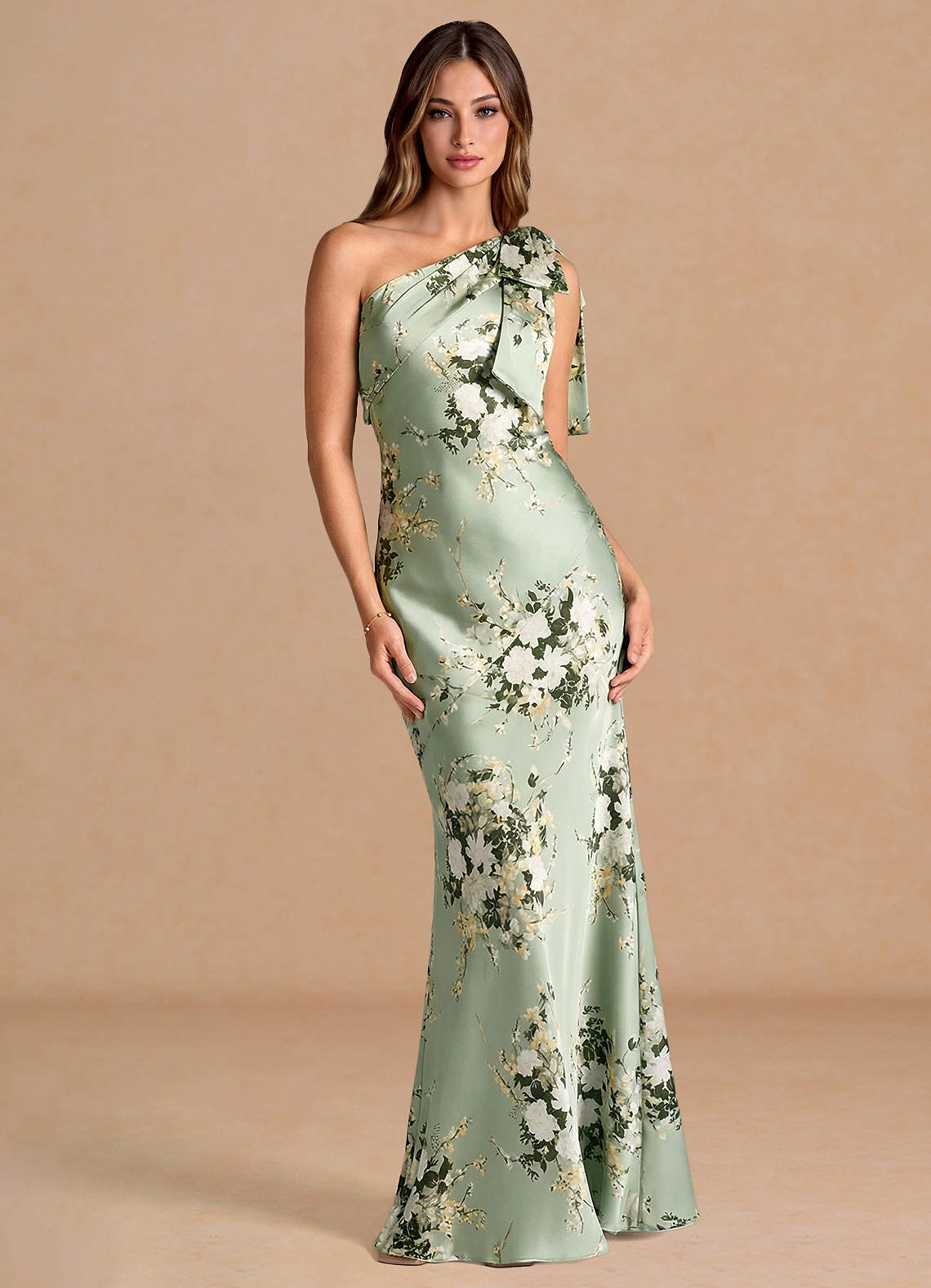 Calyra Floral Vines Maxi Dress | Azazie