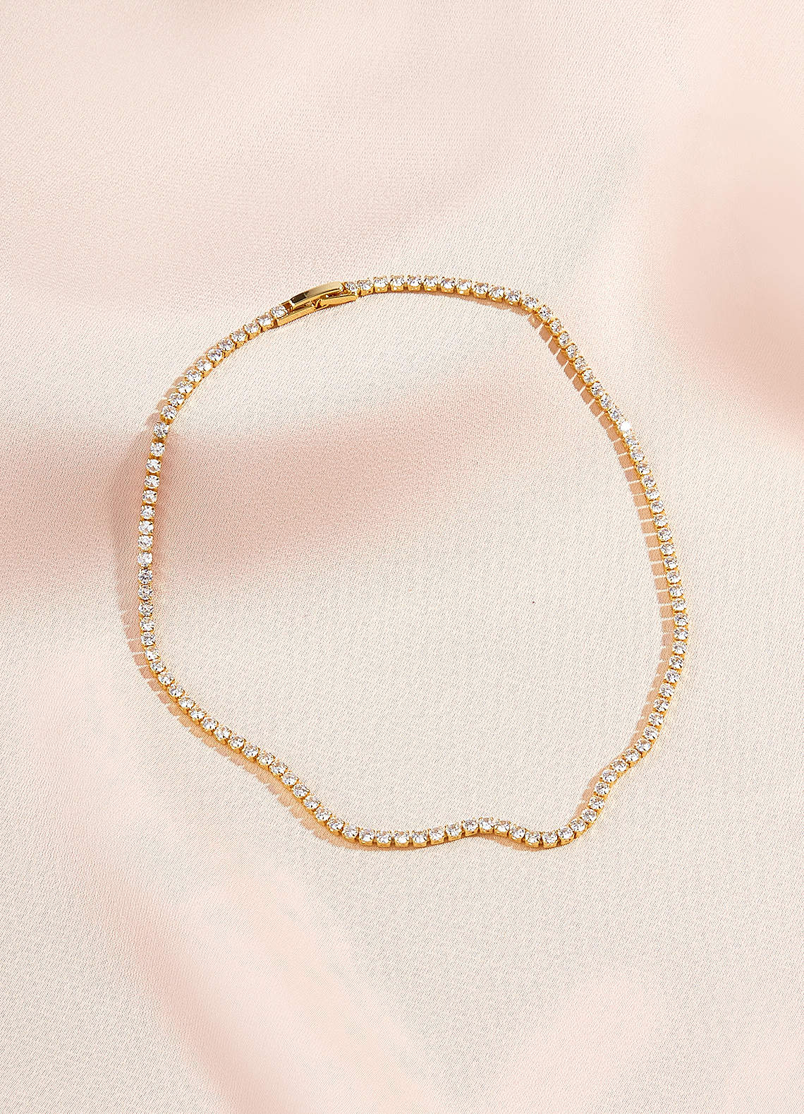 Chic Shimmering Gold Necklace | Azazie