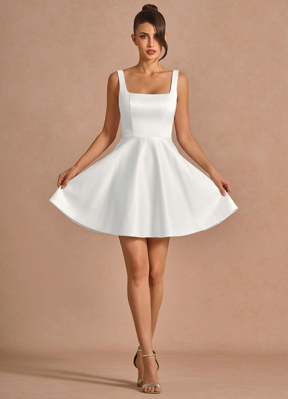 Brynn White Mini Dress image1