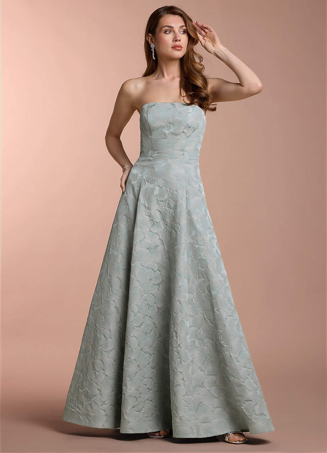 Mae French Blue Gown Ready to Ship | Azazie