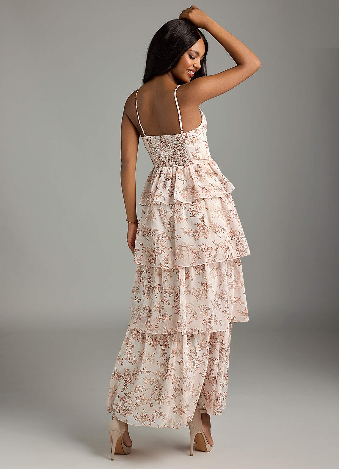 Azazie Kaiden Pink Fern Floral Bridesmaid Dresses | Azazie