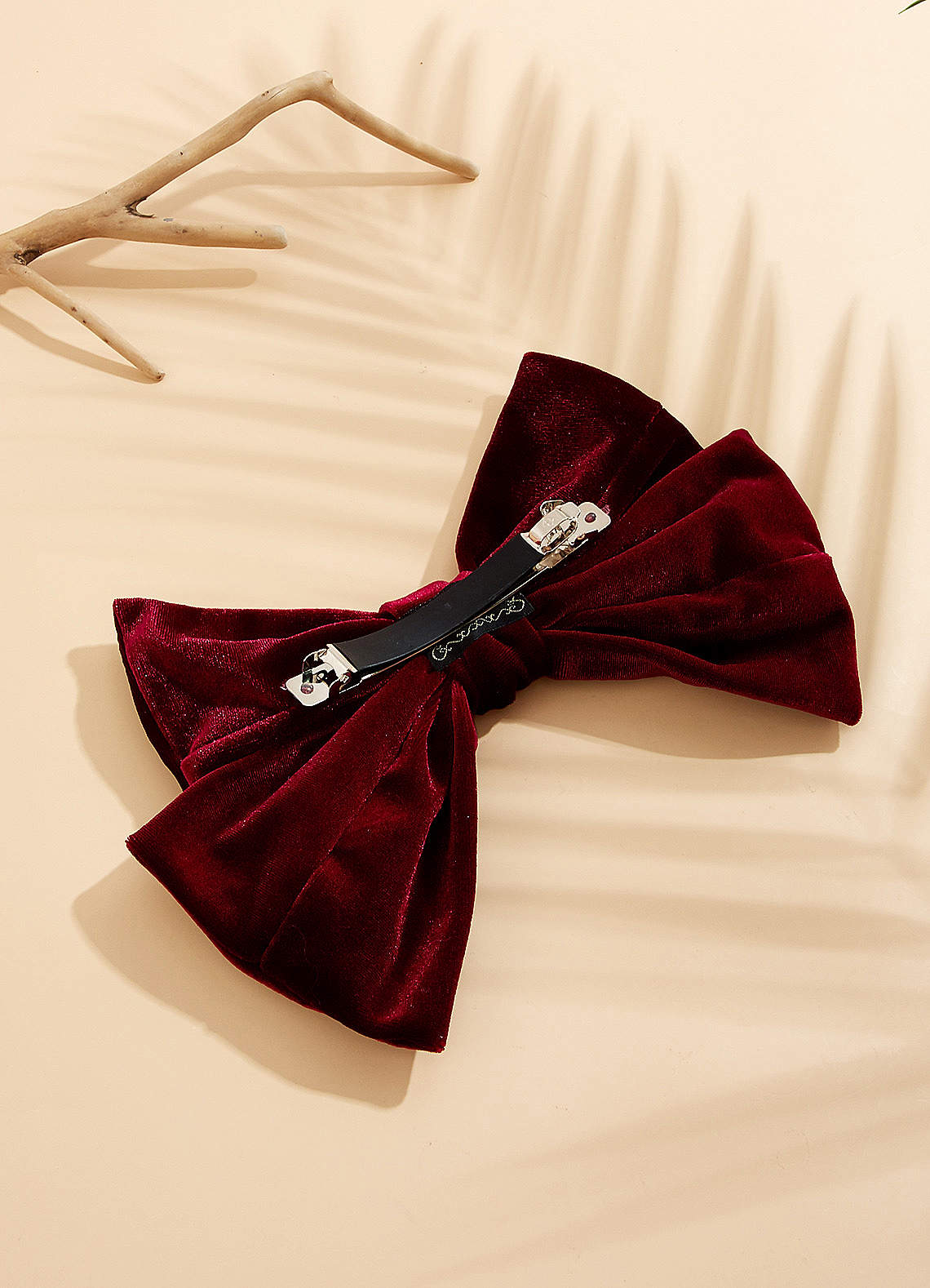 front Princess Velvet Bow Set