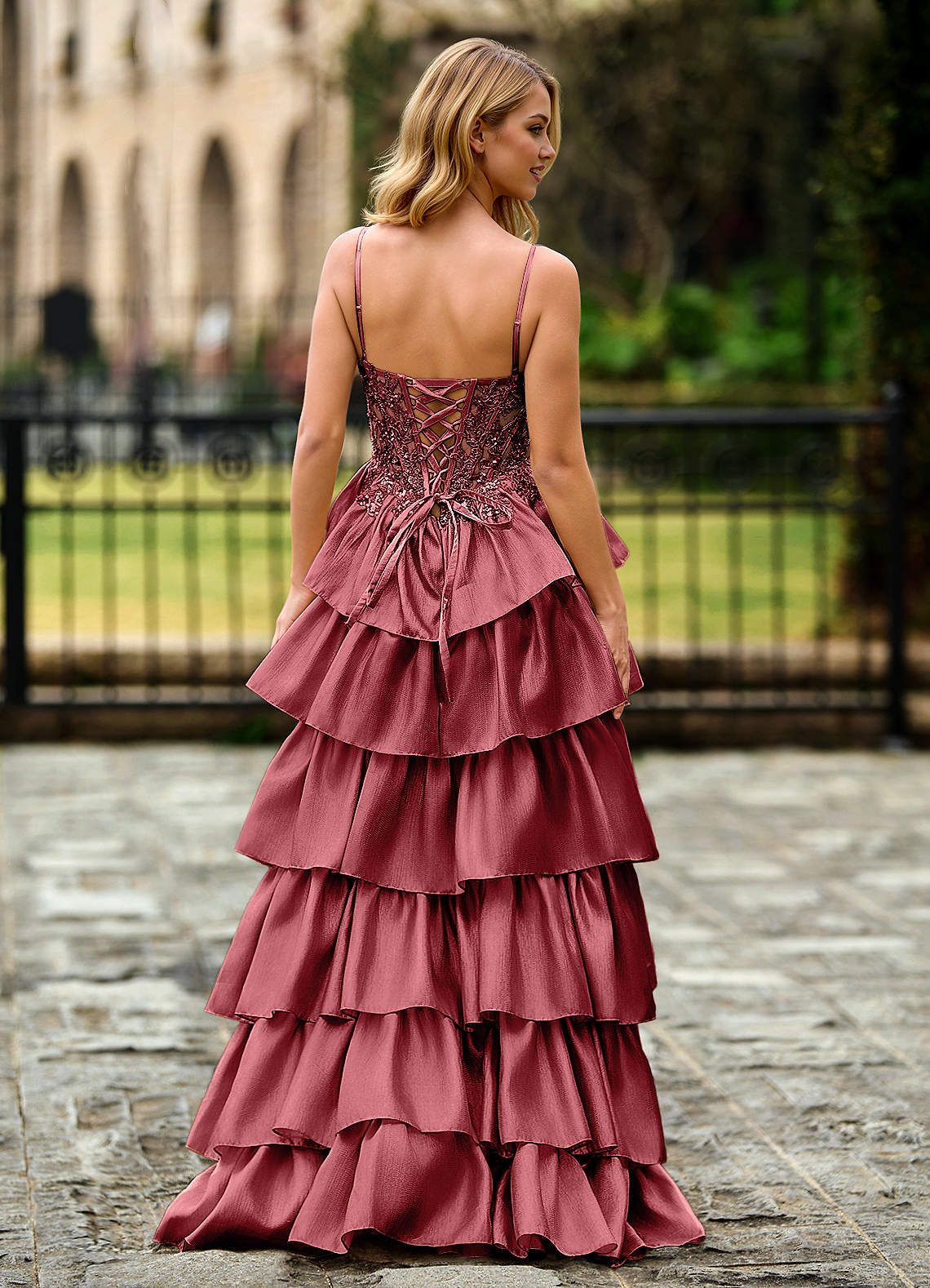 burgundy blush dress Black Sleeveless Satin Long Prom Dress With Split, Black / 12 main image 0