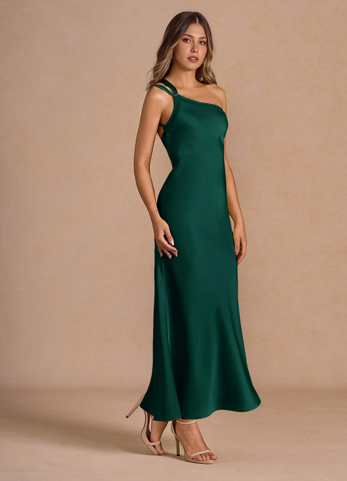 hall green fancy dress Hunter Green Lace Long Sleeves Mermaid Prom Dresses,CP0176 – clover sew main image 1