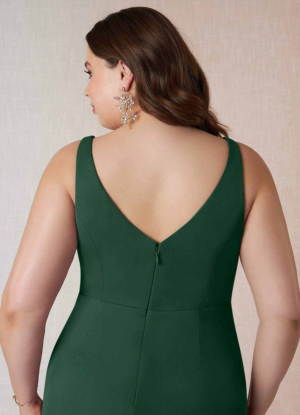 Azazie Leandra Dark Green Bridesmaid Dresses | Azazie CA
