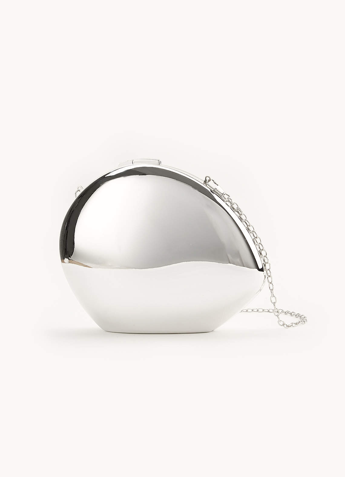 front Metallic Mirror Shoulder Bag