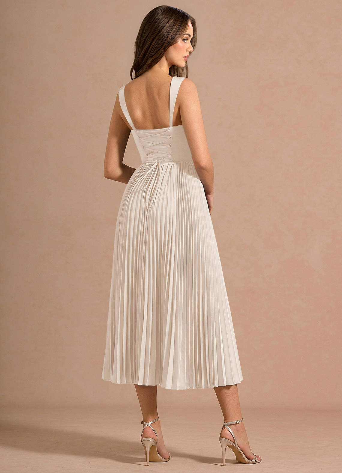 Avenelle Cream Mid Dress image1