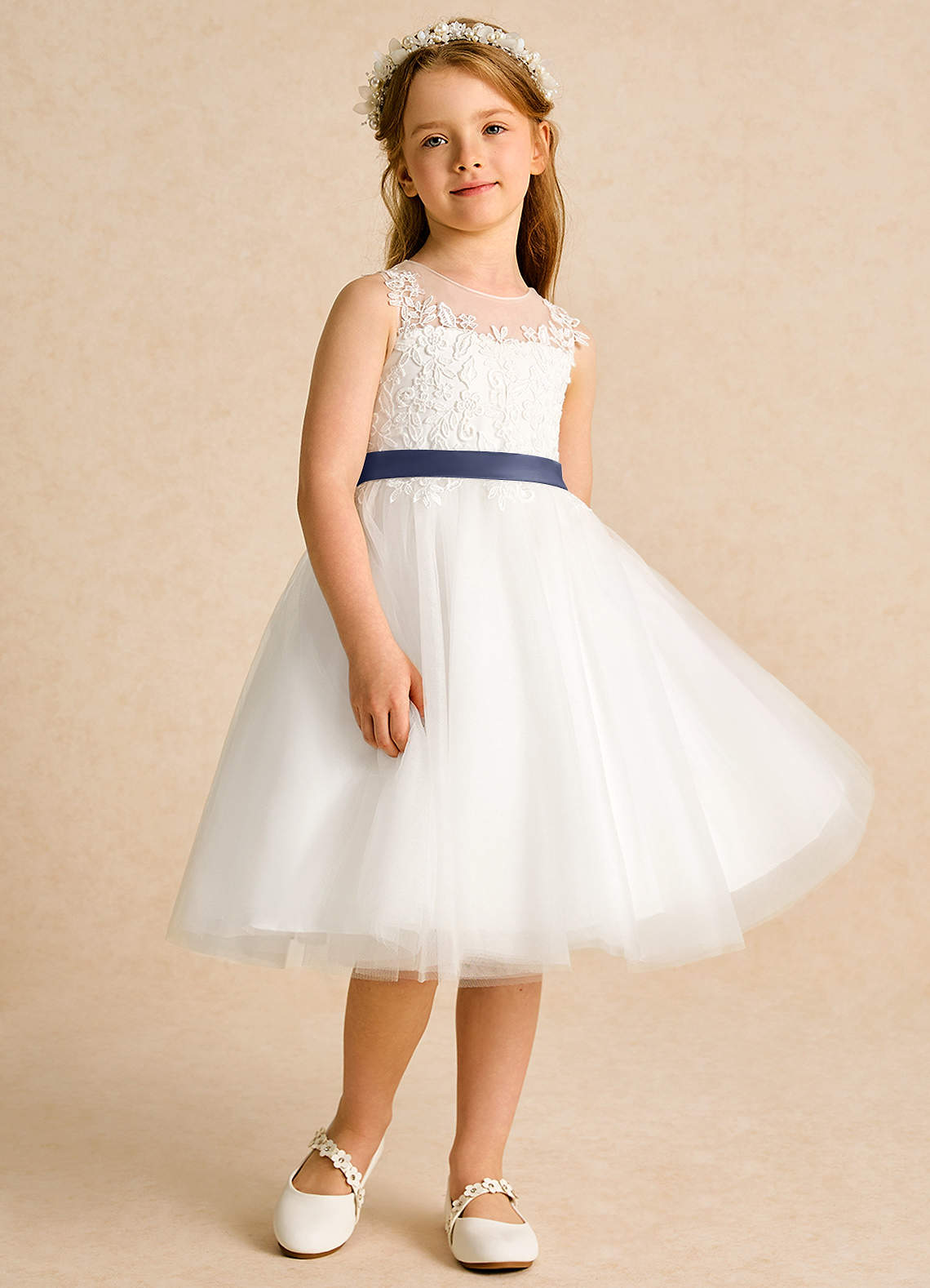 ivory lace childrens dresses Ivory Flower Girl Dress