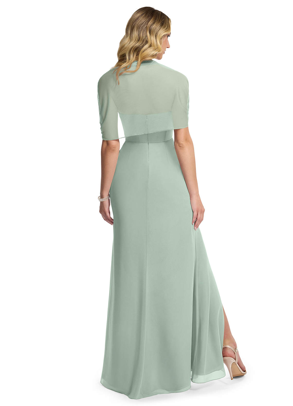 Azazie Zia Abiti da Damigella in Agave Azazie