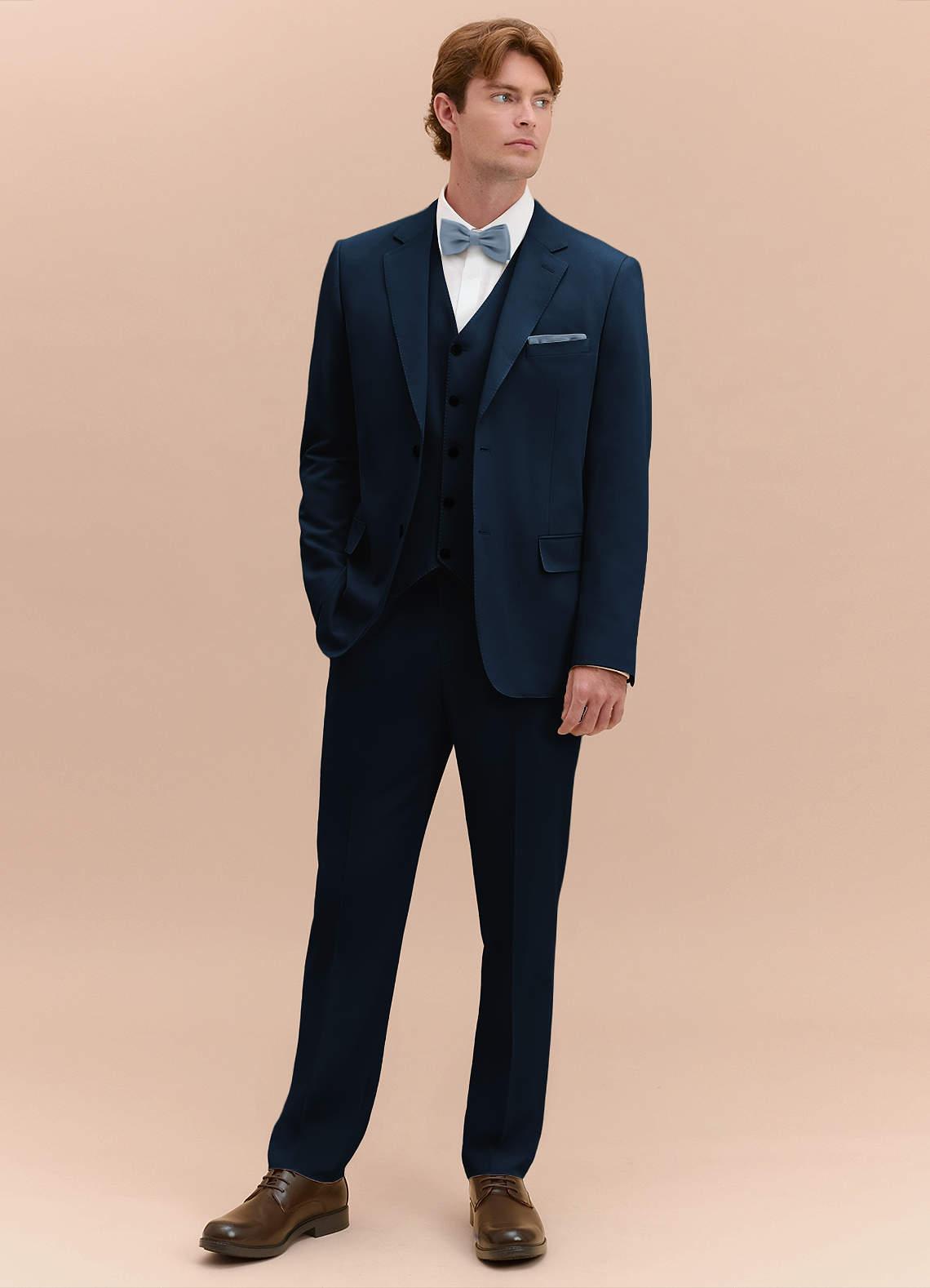William Navy Blue Comfort Blend Suit | Suit Sets |Azazie