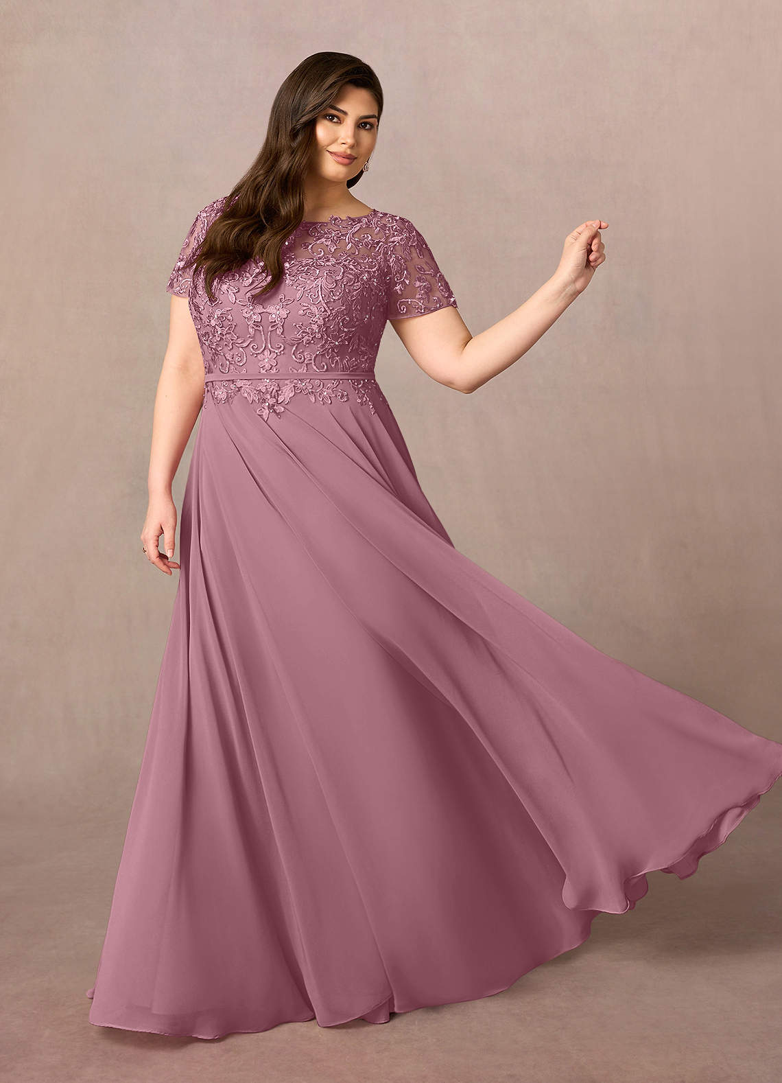 plus size lavender mother of the bride dresses