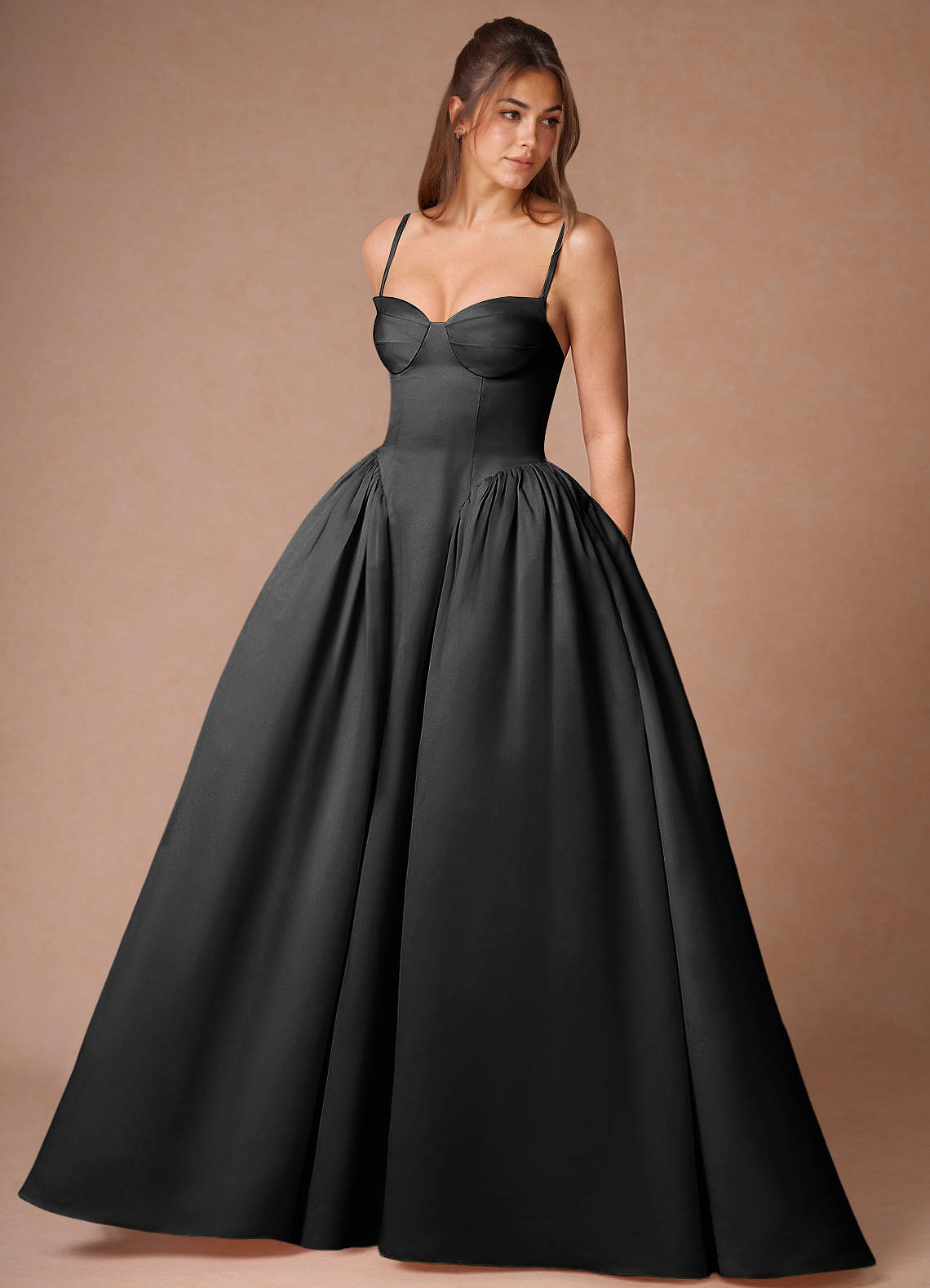 suknia Czarny Maxi Relana image2