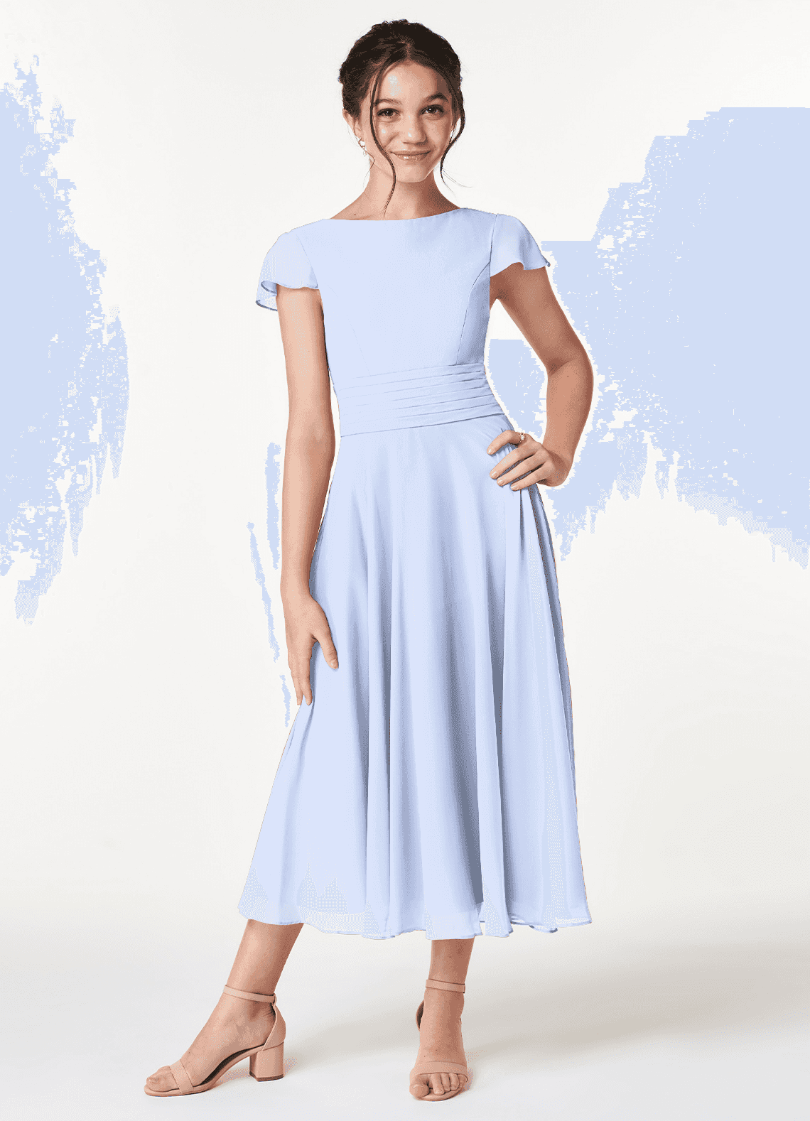 blue dress off shoulder Zabbarra Off The Shoulder Mini Dress Navy main image 0