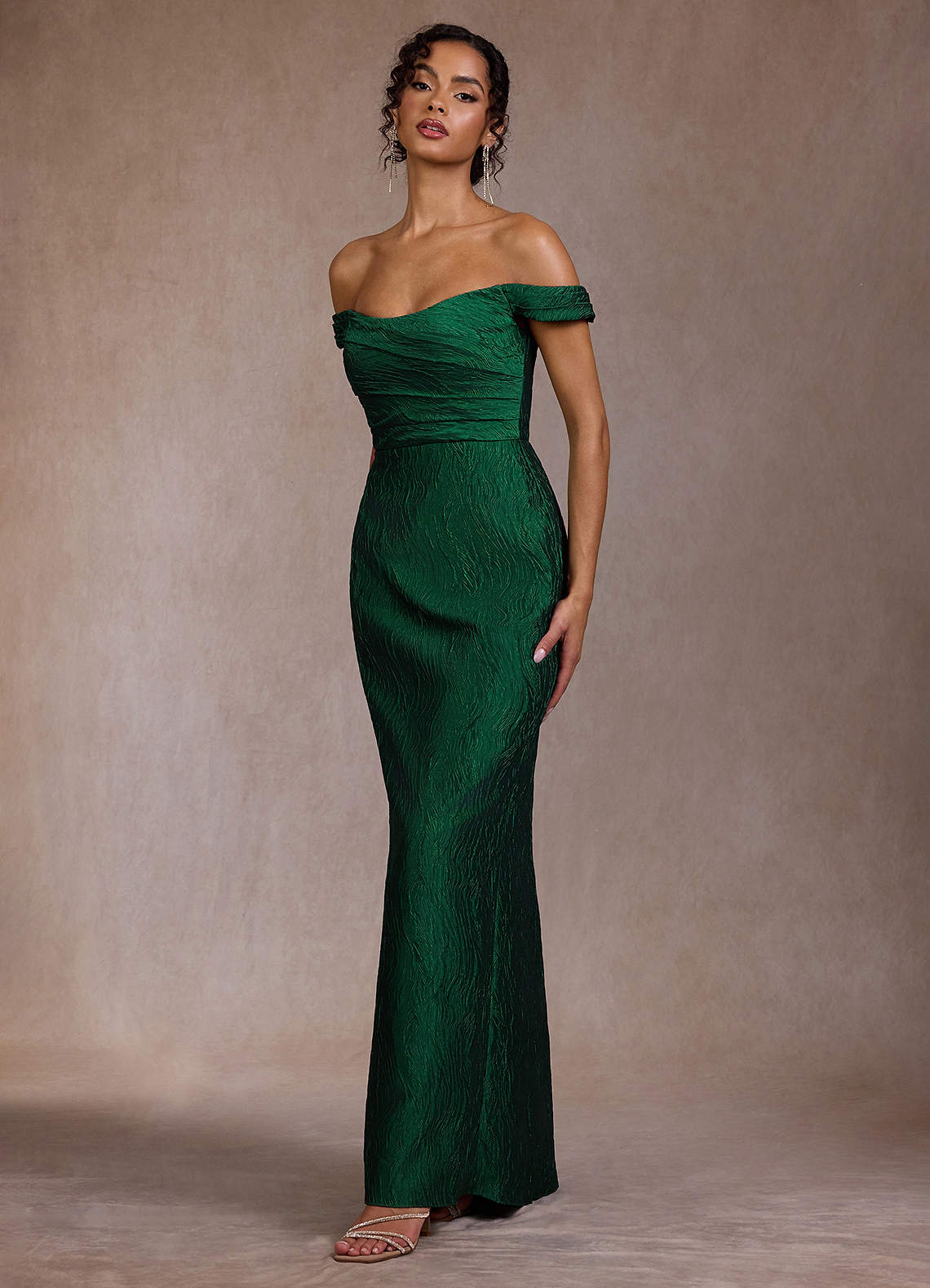 Adela Storm Green Maxi Dress Ready to Ship | Azazie UK Adela Storm Green Maxi Dress Ready to Ship | Azazie UK