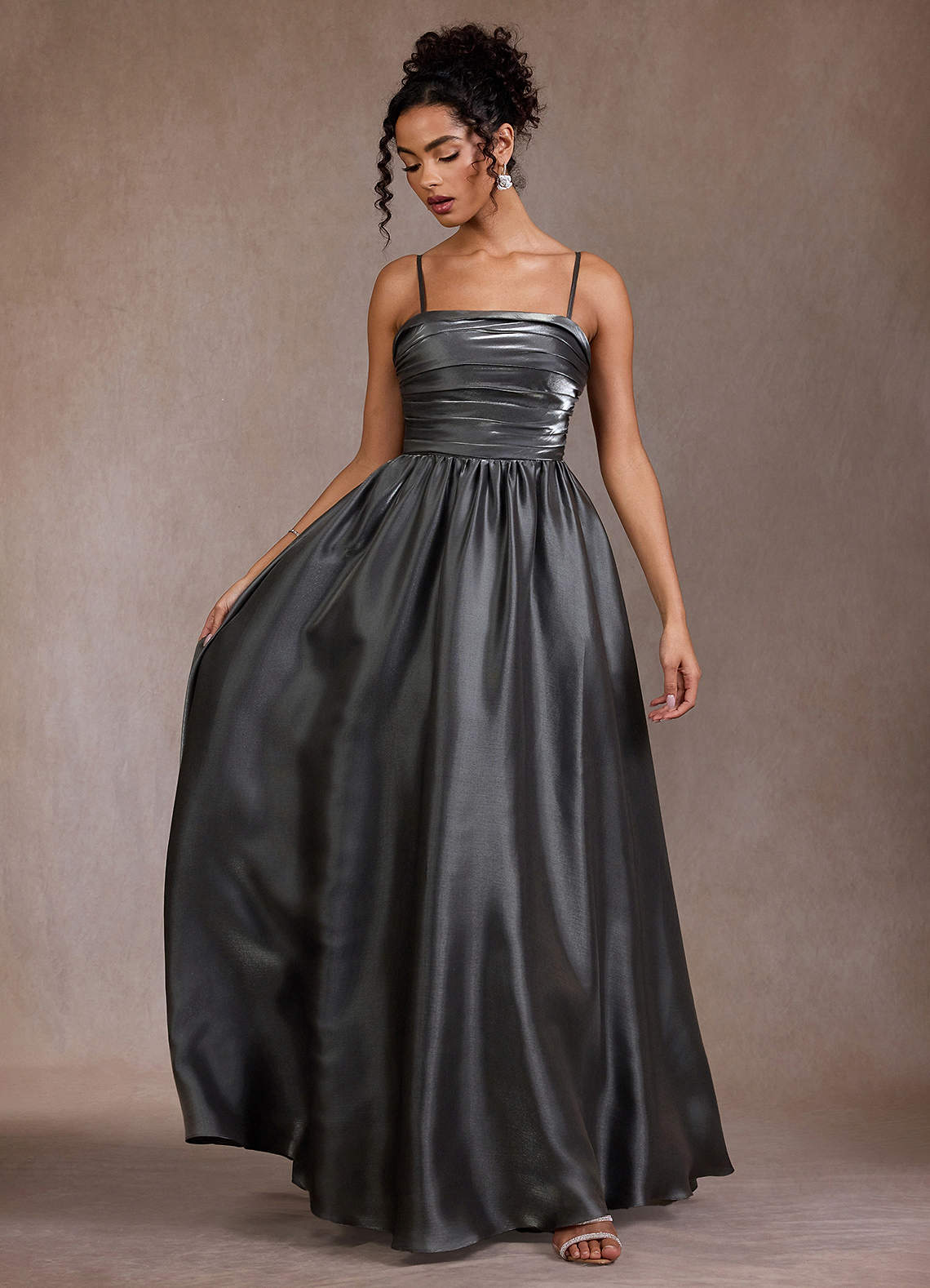 gunmetal bridesmaid dresses Nox Anabel MT108 Prom Dress - Slate Blue main image 1
